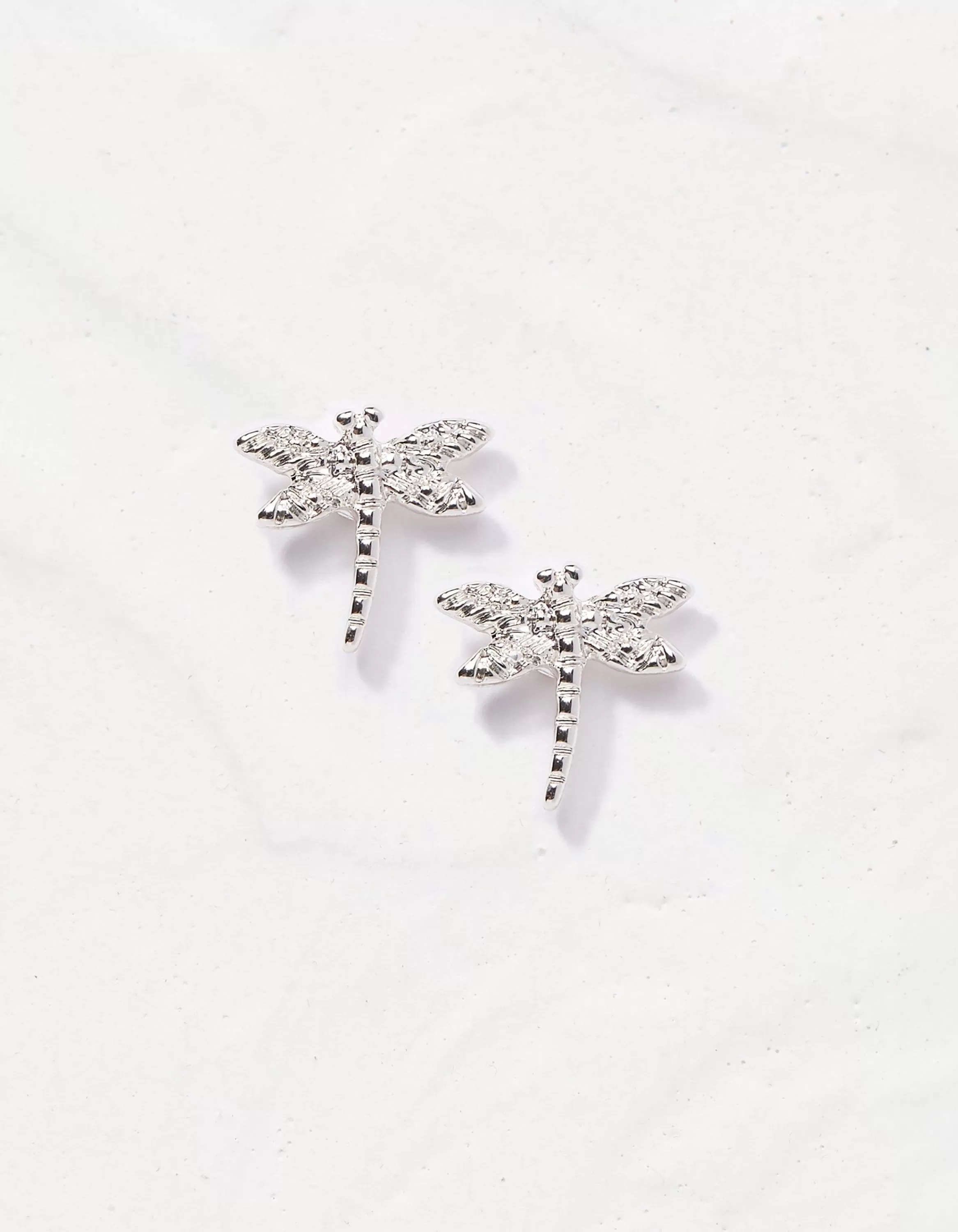 Sale FatFace Dragonfly Studs Silver