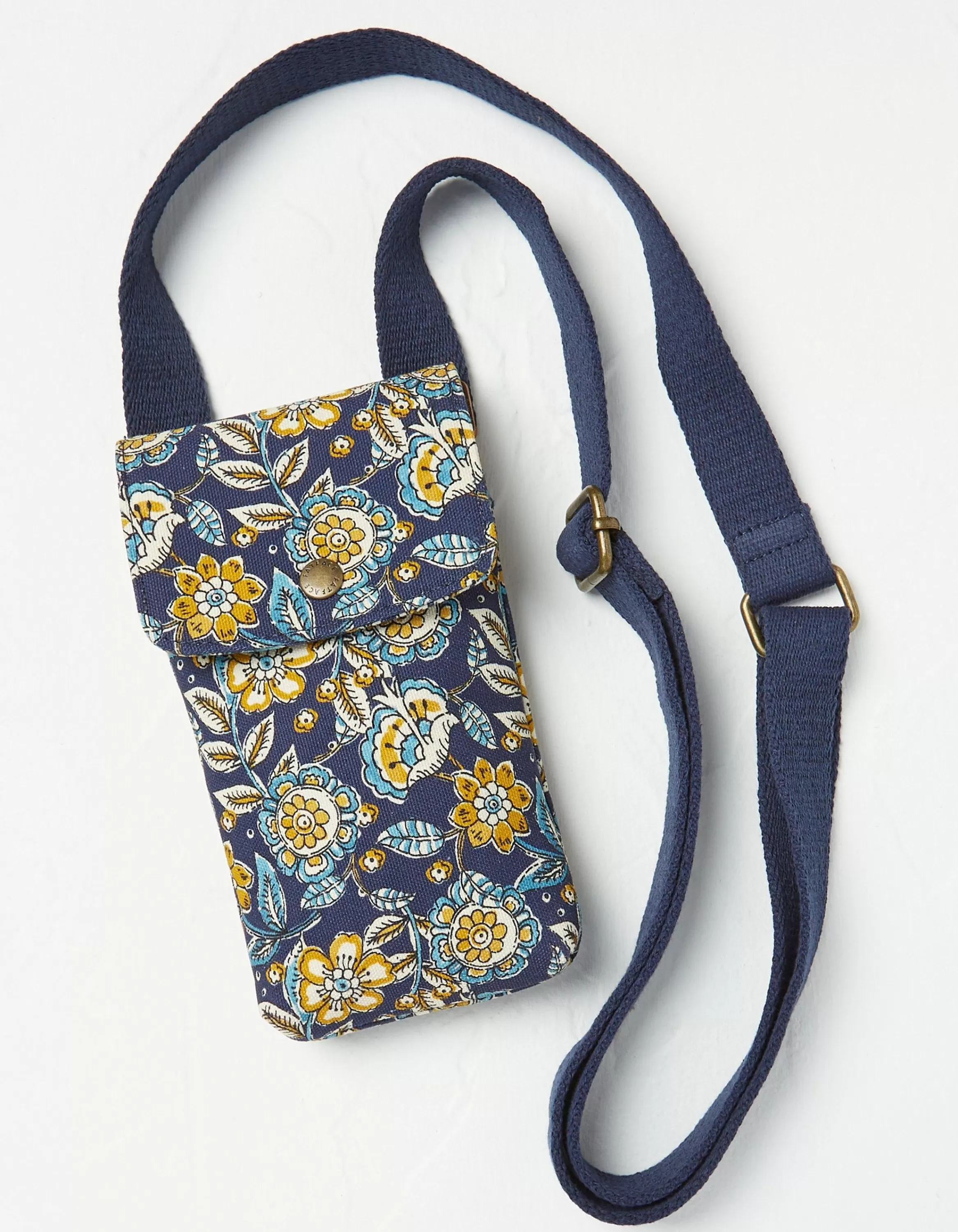 Discount FatFace Elsie Canvas Phone Bag Navy