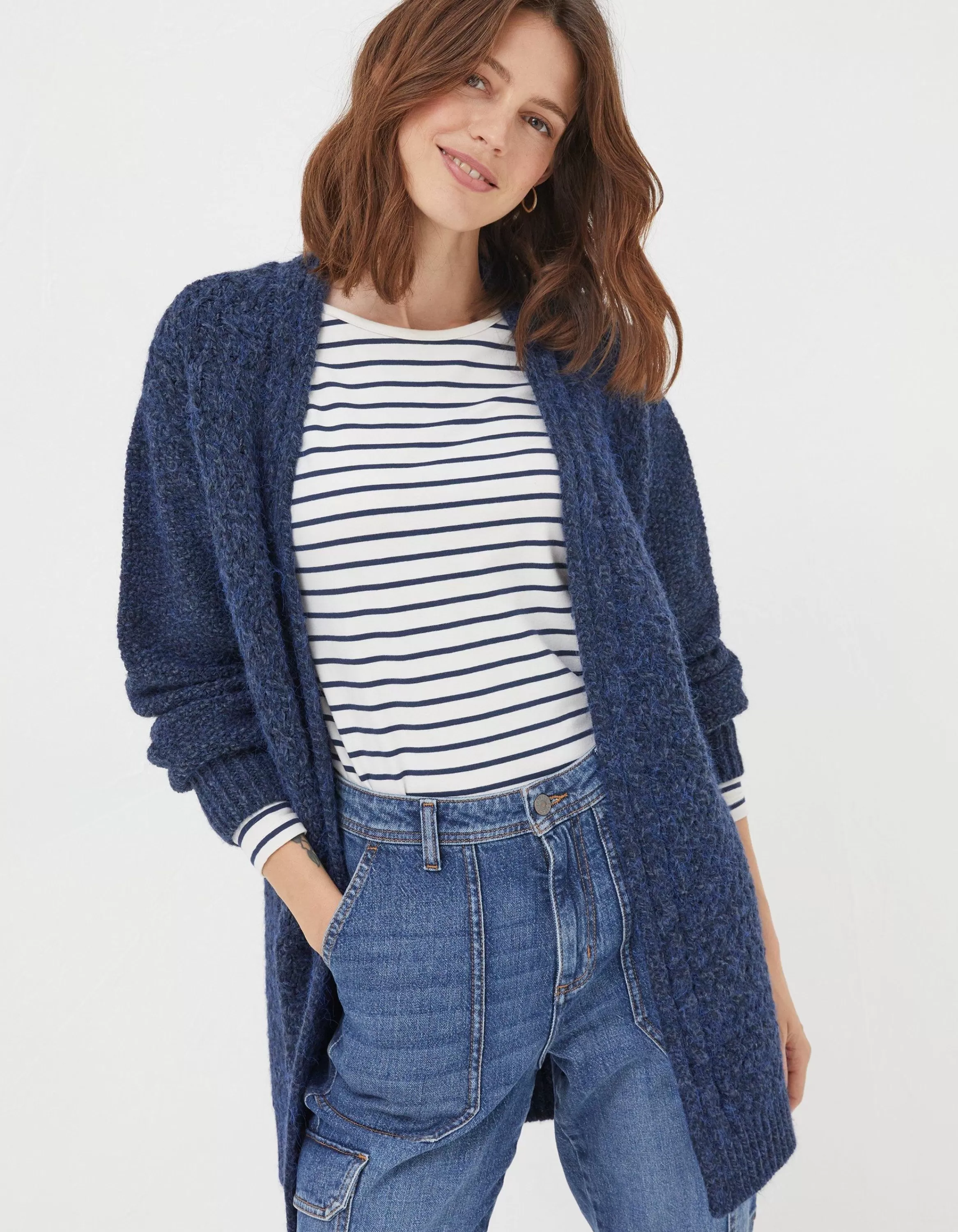 Best Sale FatFace Ezzie Cardigan Navy