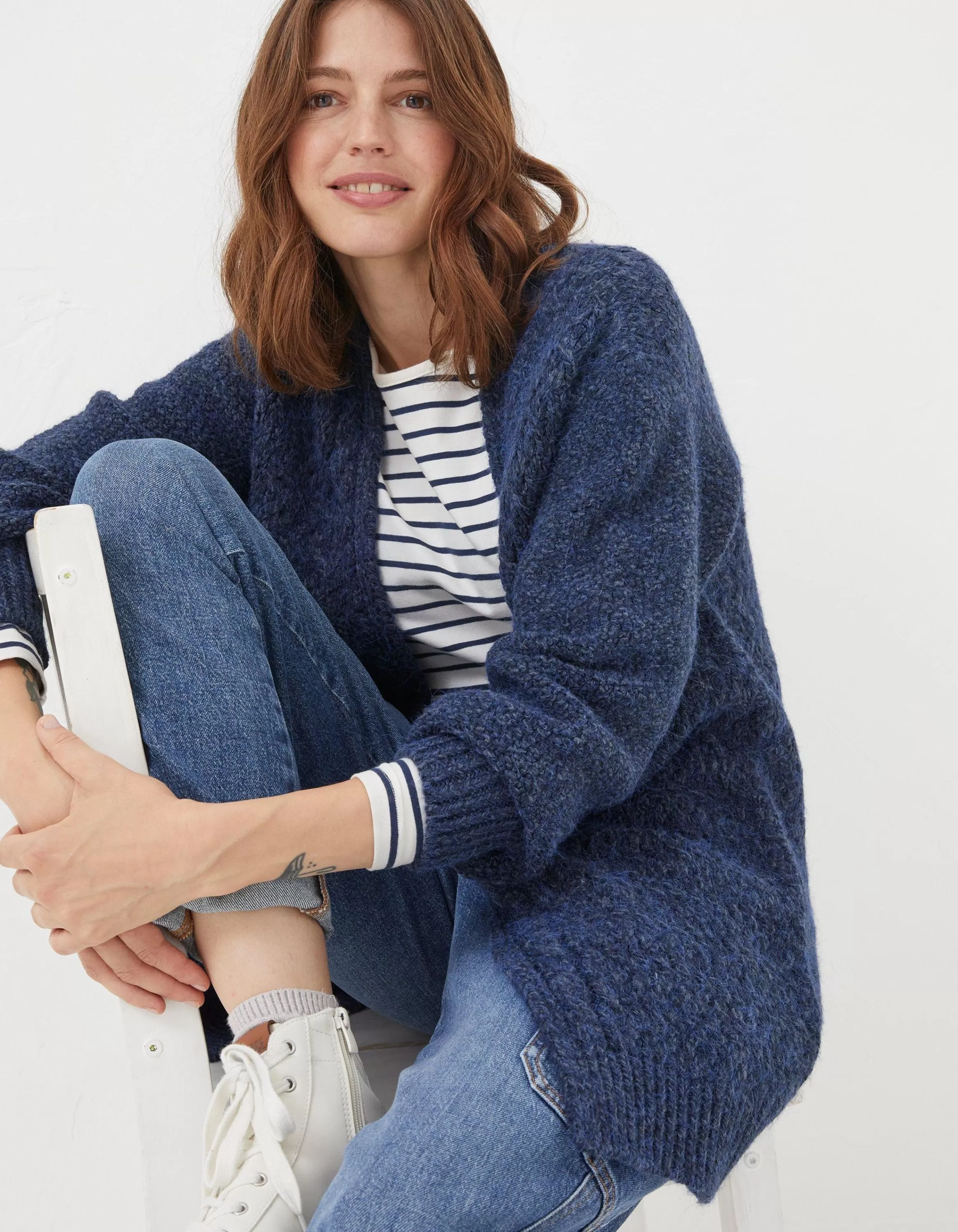 Best Sale FatFace Ezzie Cardigan Navy