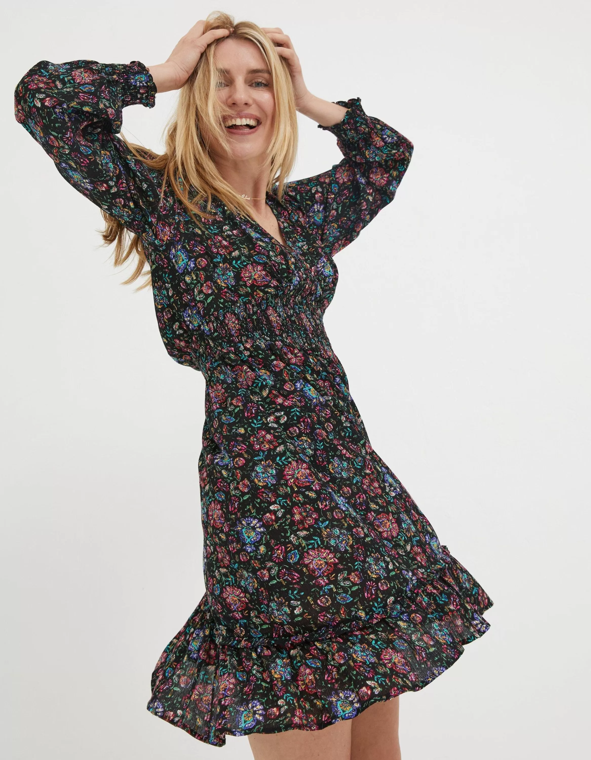 Best Sale FatFace Farah Floral Dress Multi