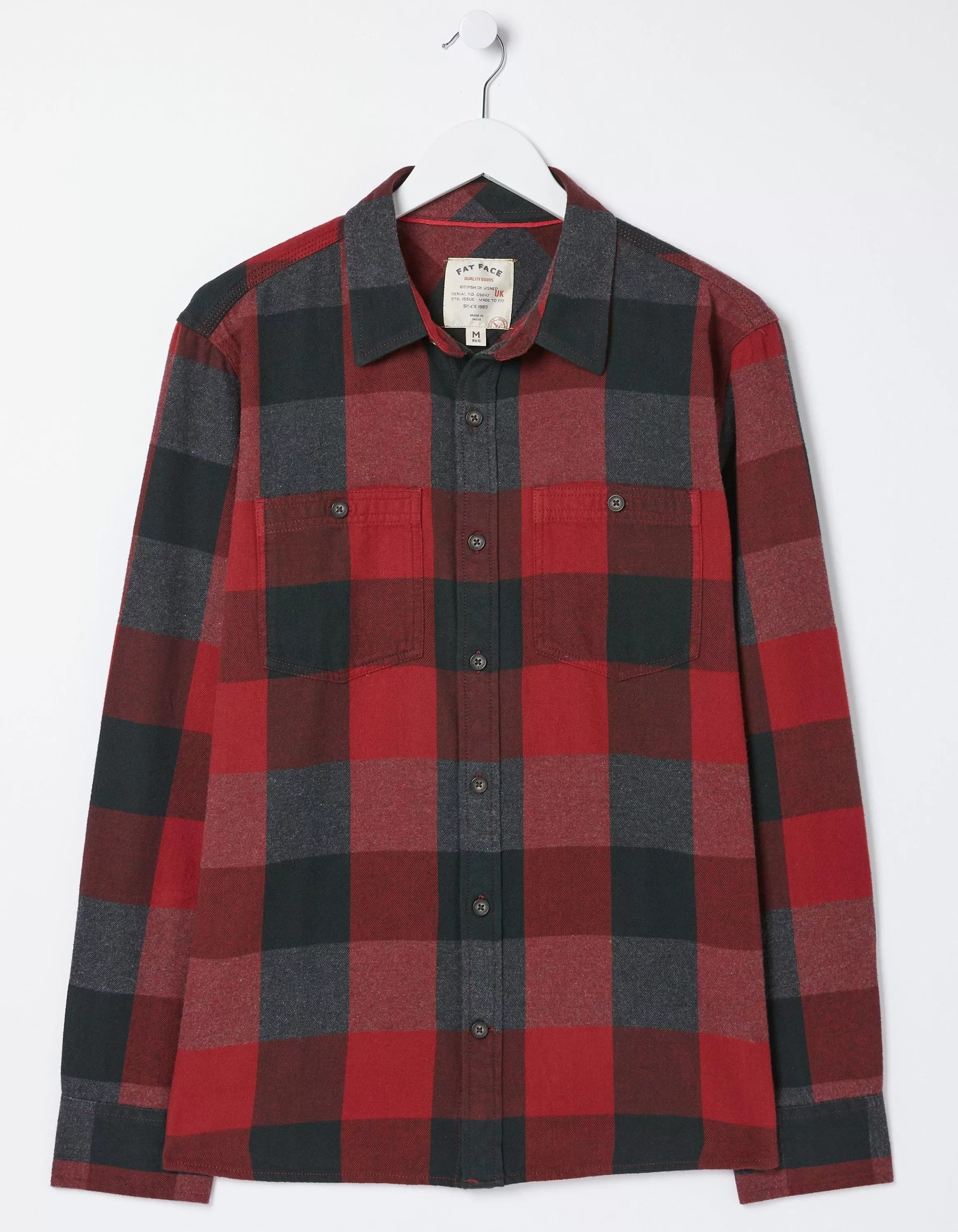 Flash Sale FatFace Ferndale Check Shirt Dark Red