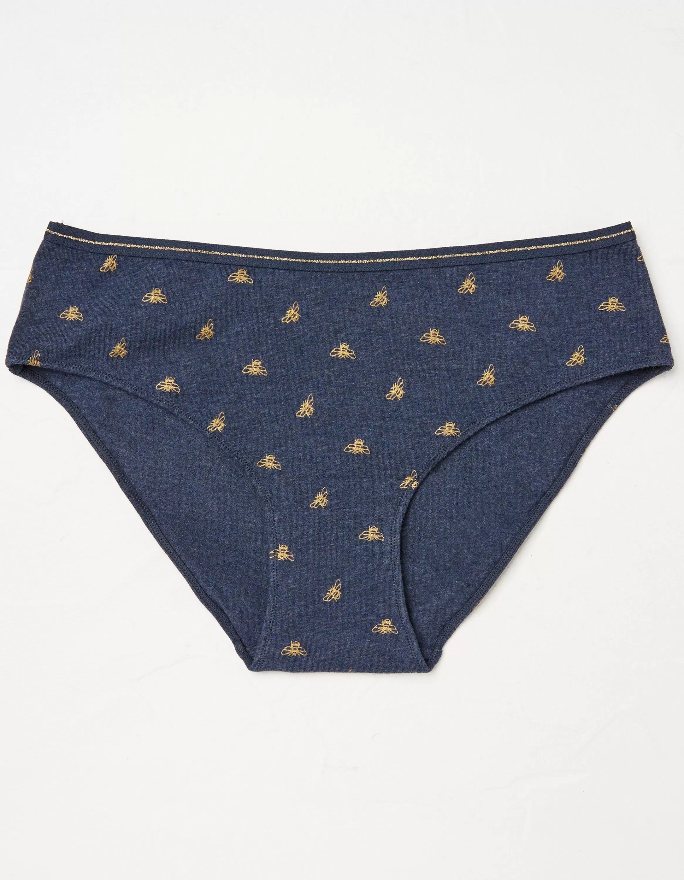 Clearance FatFace Foil Bee Mini Knickers Navy