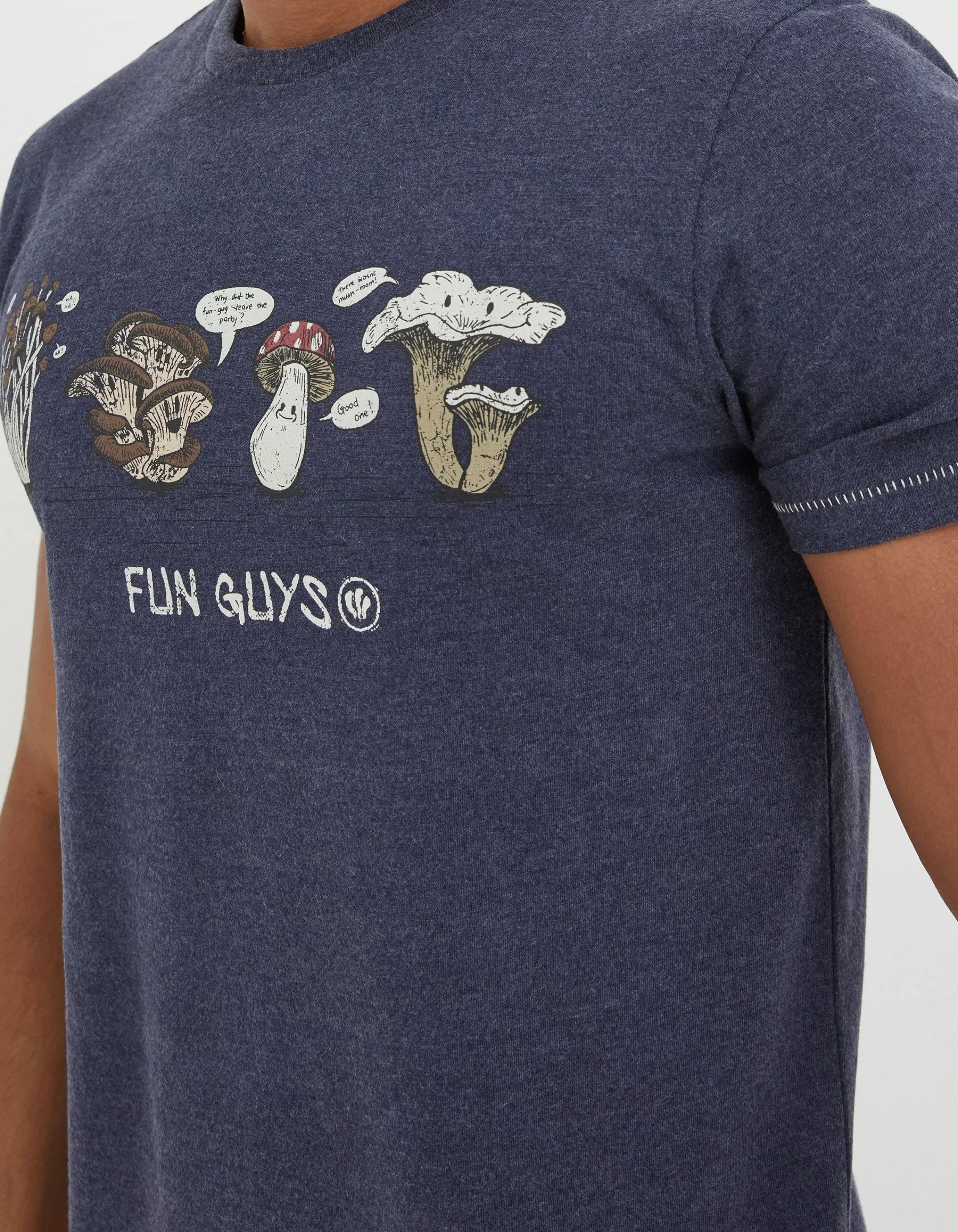 Best Sale FatFace Fun Guys T-Shirt Navy Marl