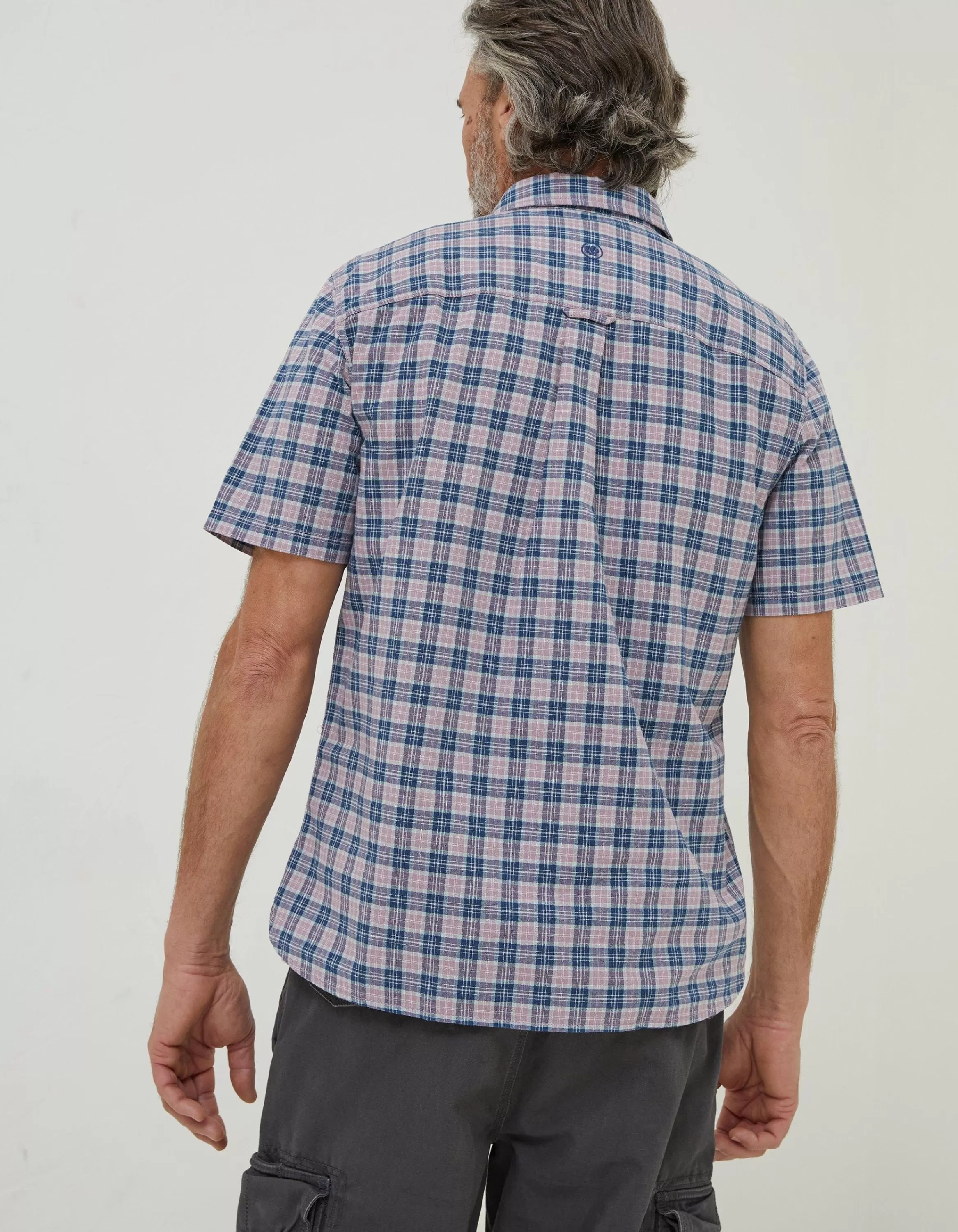 Cheap FatFace Galston Check Shirt Lilac