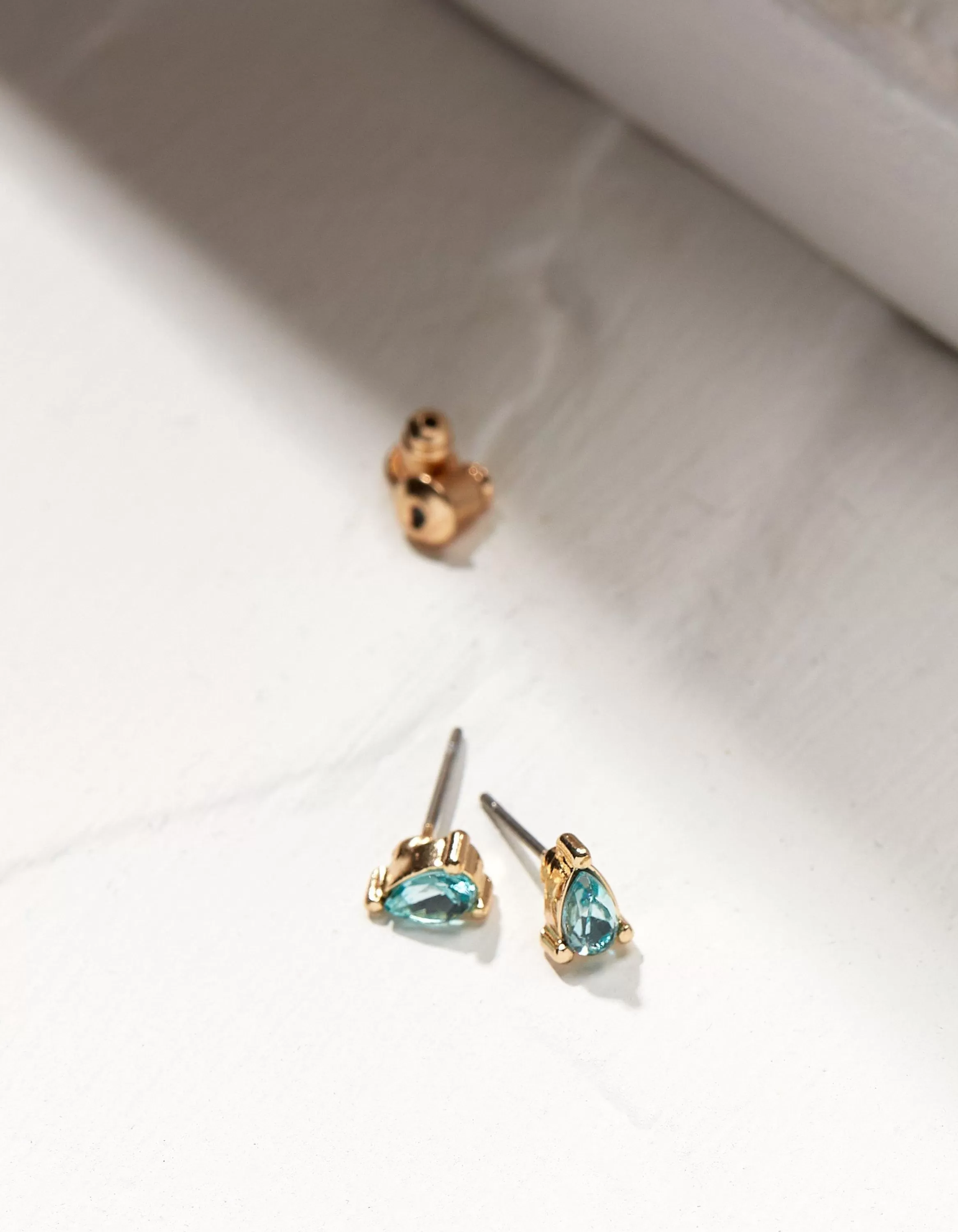 Hot FatFace Gem Studs Blue