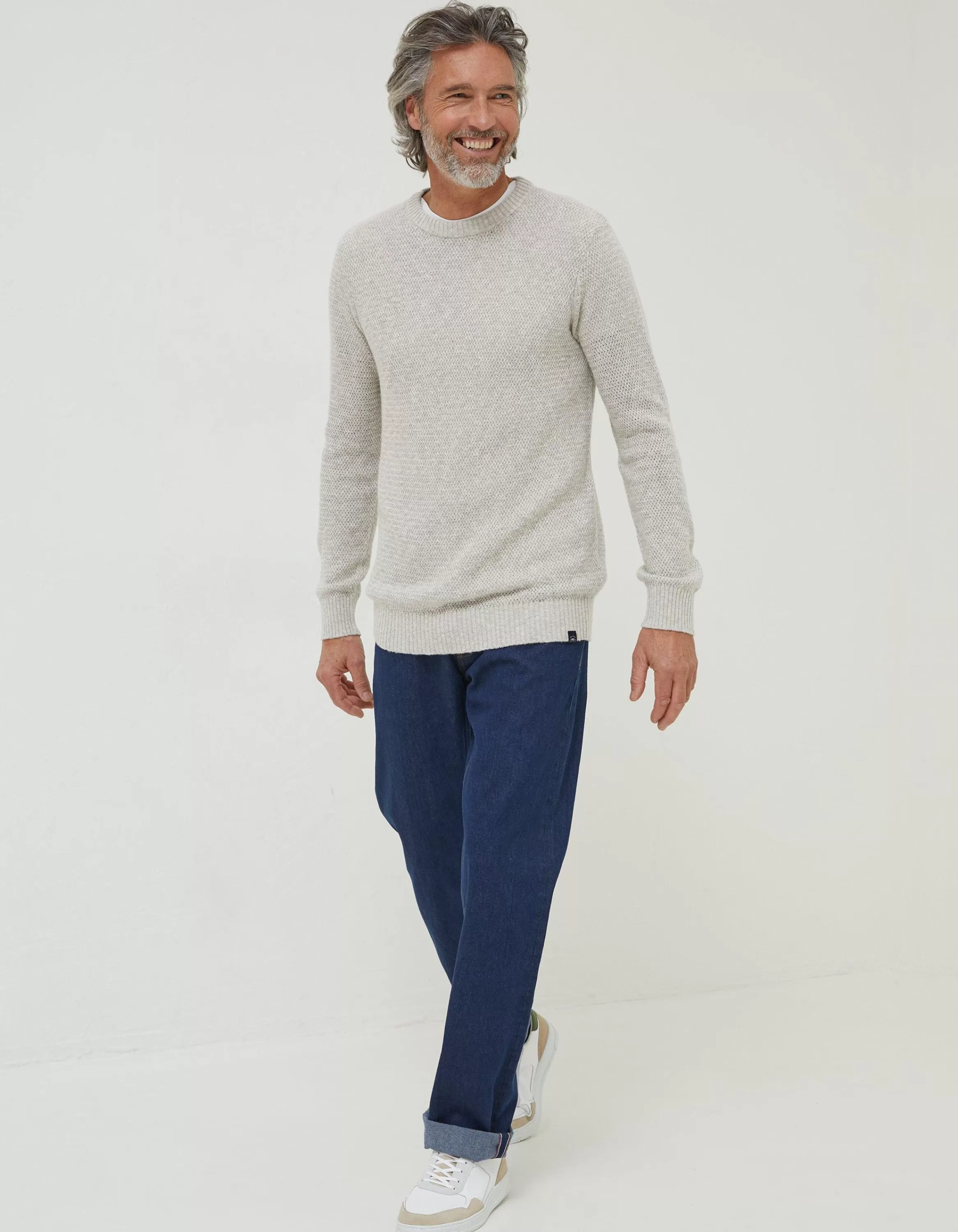 Store FatFace Hadleigh Jumper Oatmeal