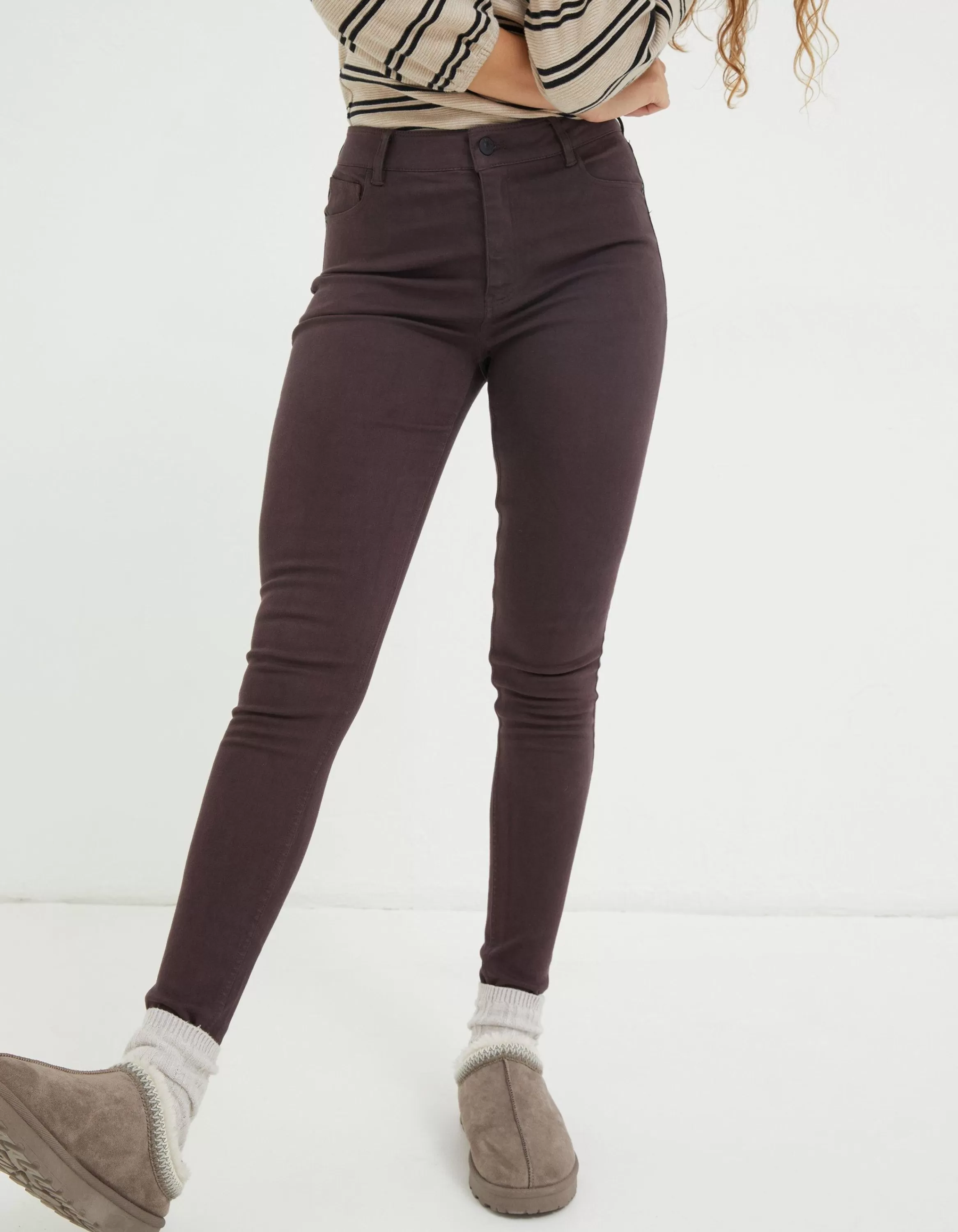 Best Sale FatFace Harlow Jegging Purple