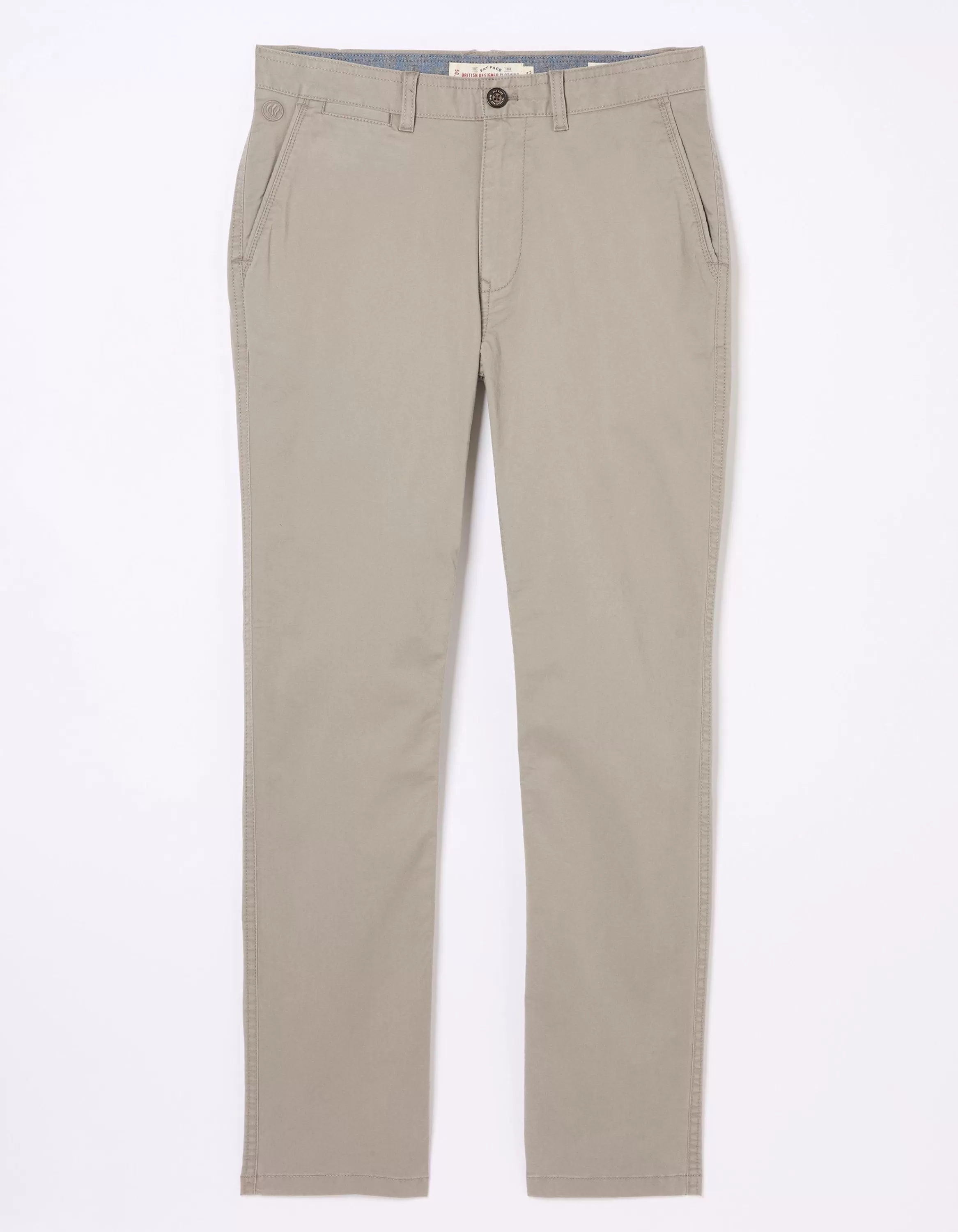 Best FatFace Heyshott Slim Chinos Light Grey