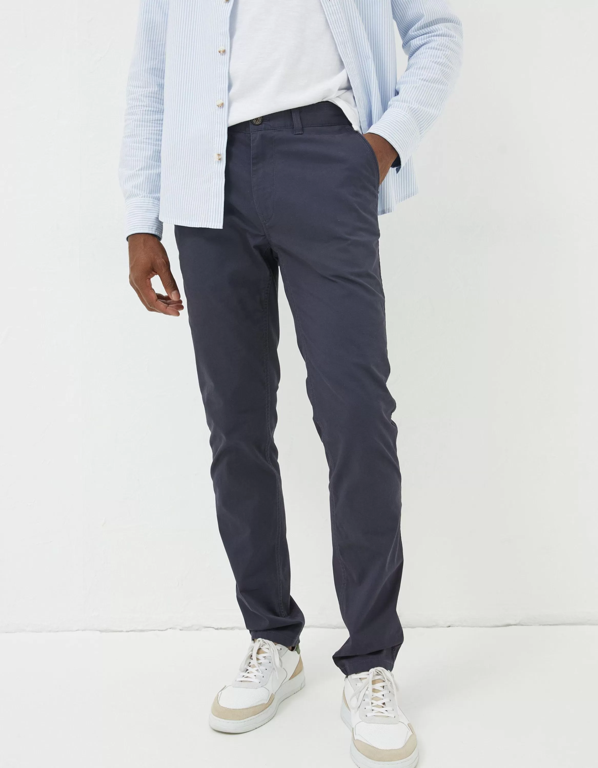 Discount FatFace Heyshott Slim Chinos Navy