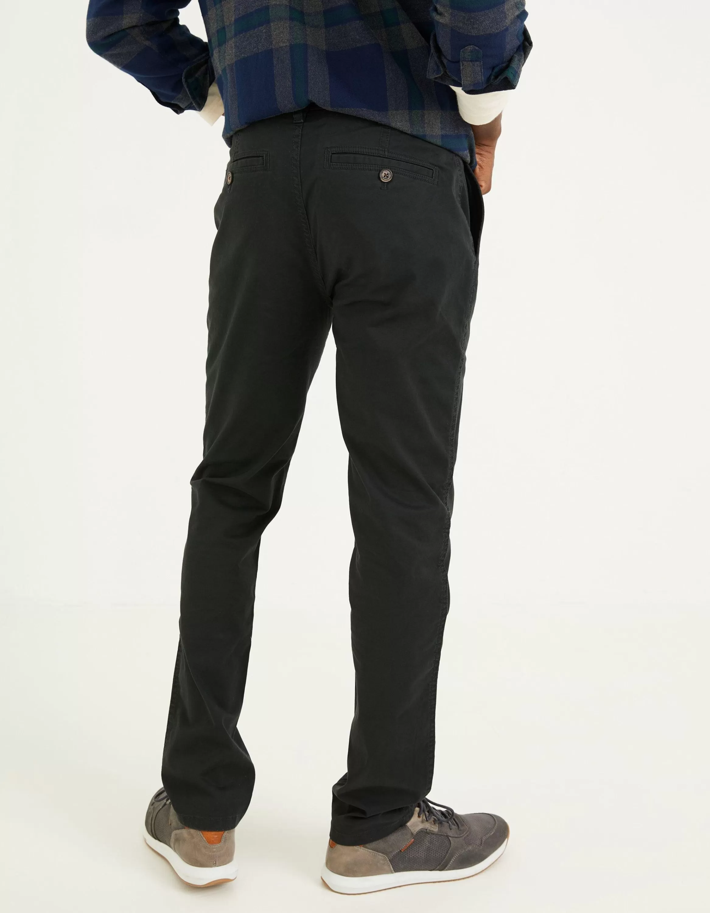 Cheap FatFace Heyshott Slim Stretch Chino Black