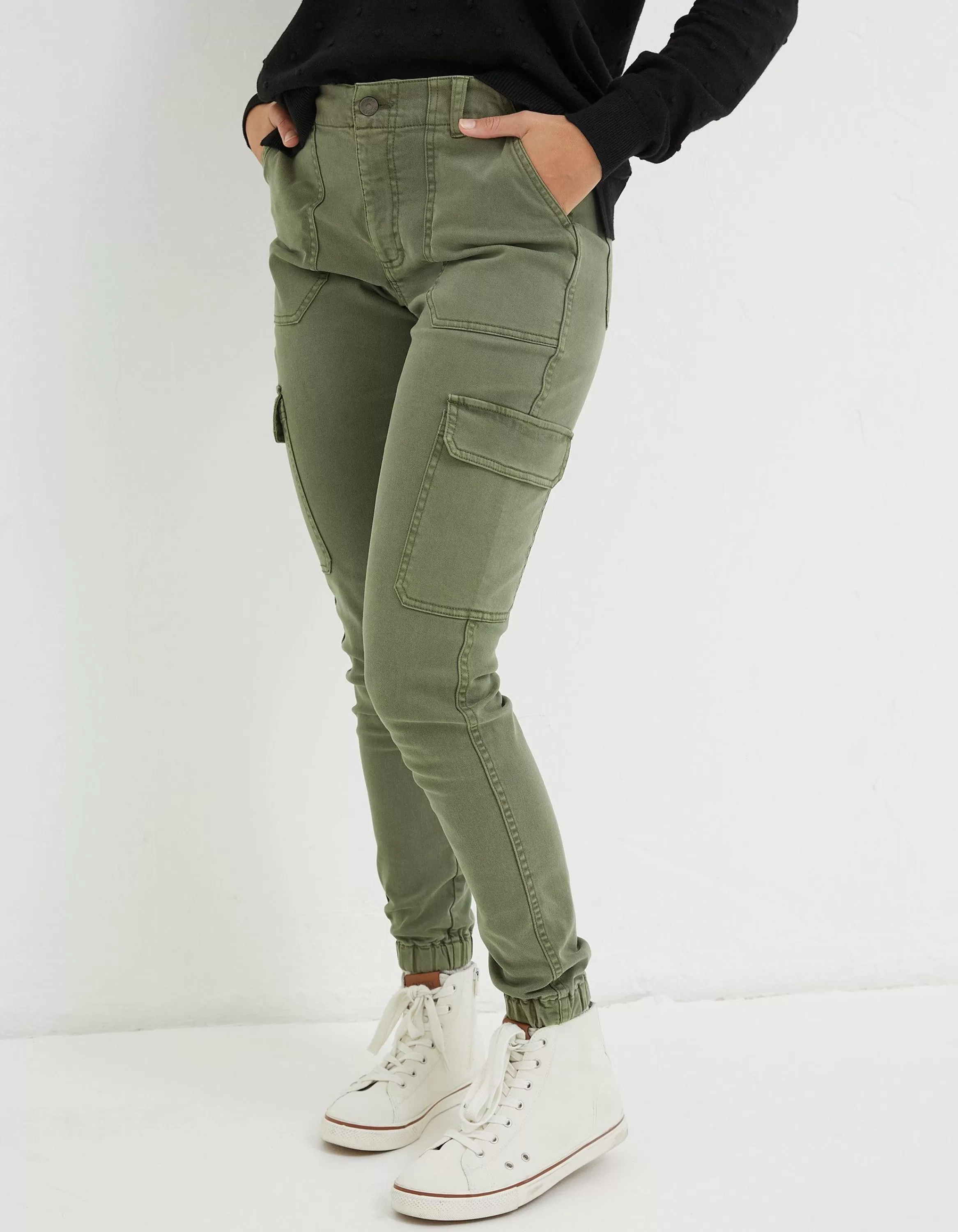 Shop FatFace Hythe Cargo Trouser Green