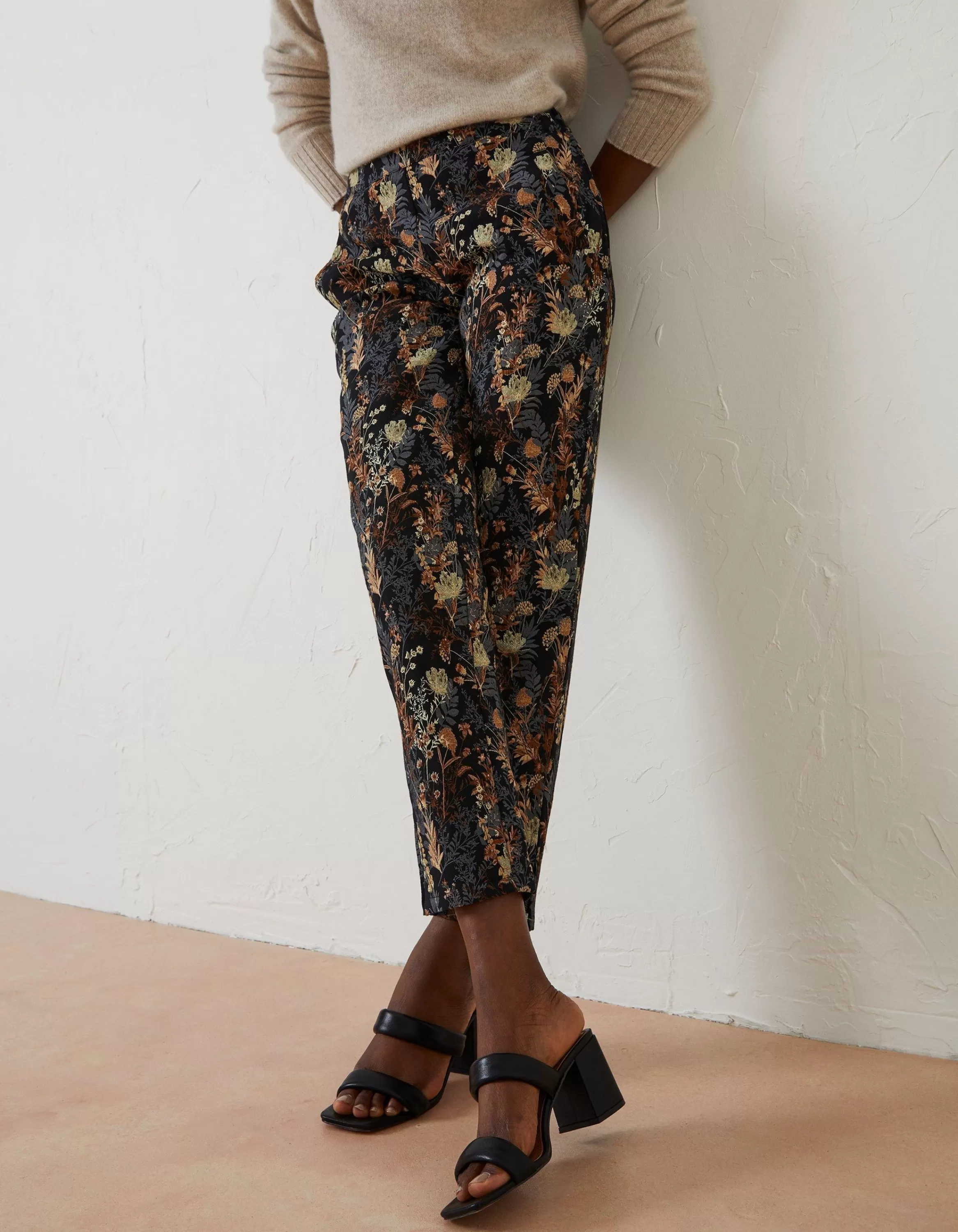 Store FatFace Isobelle Jacquard Trousers Multi