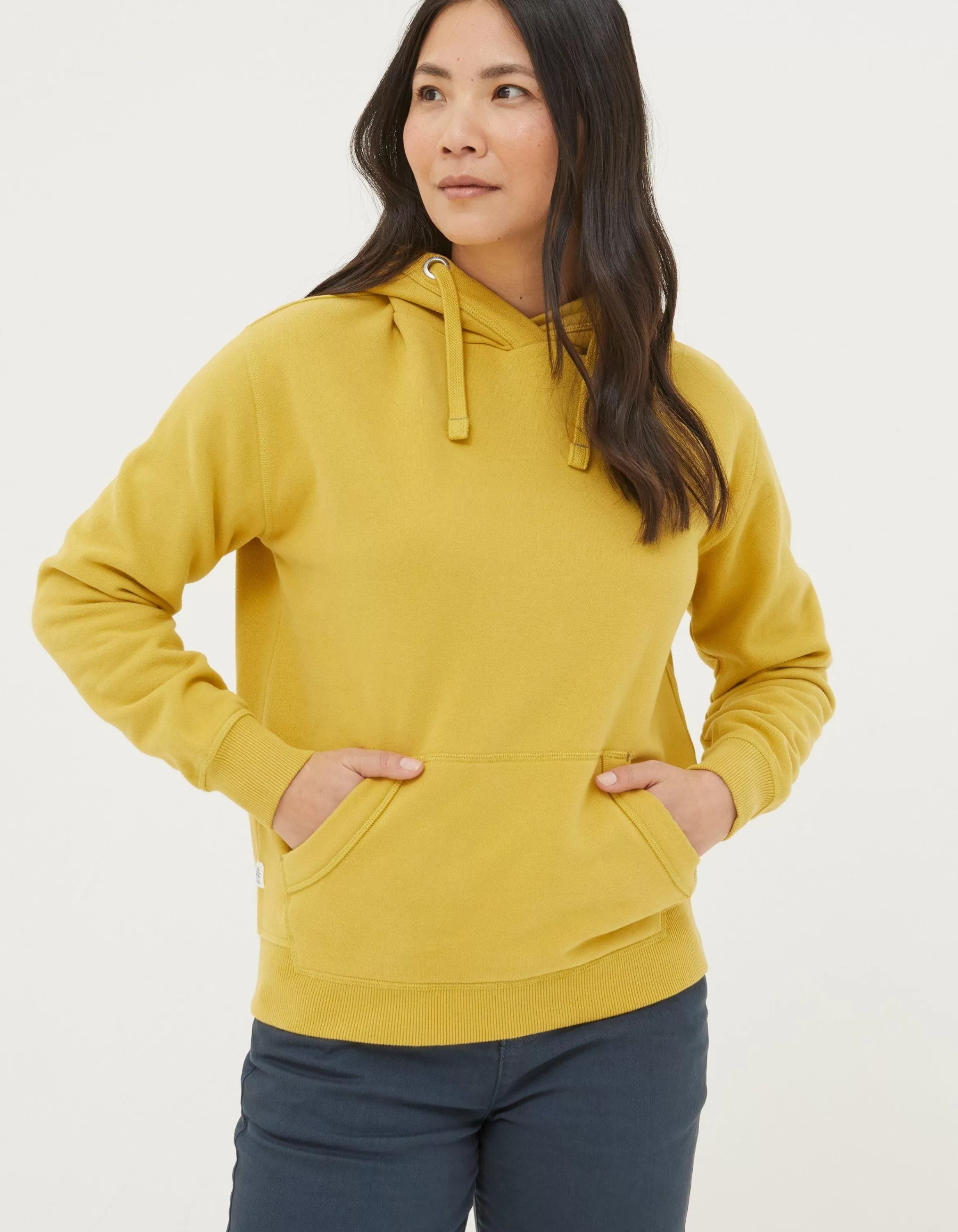 Shop FatFace Izzy Overhead Hoodie Yellow