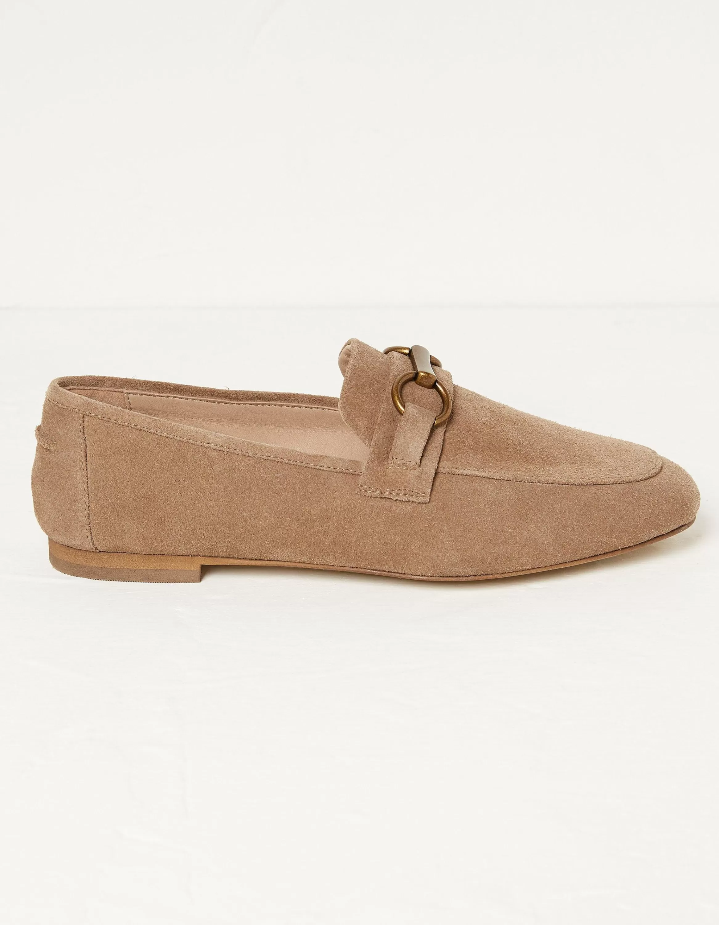 Hot FatFace Lainey Flat Loafer Tan