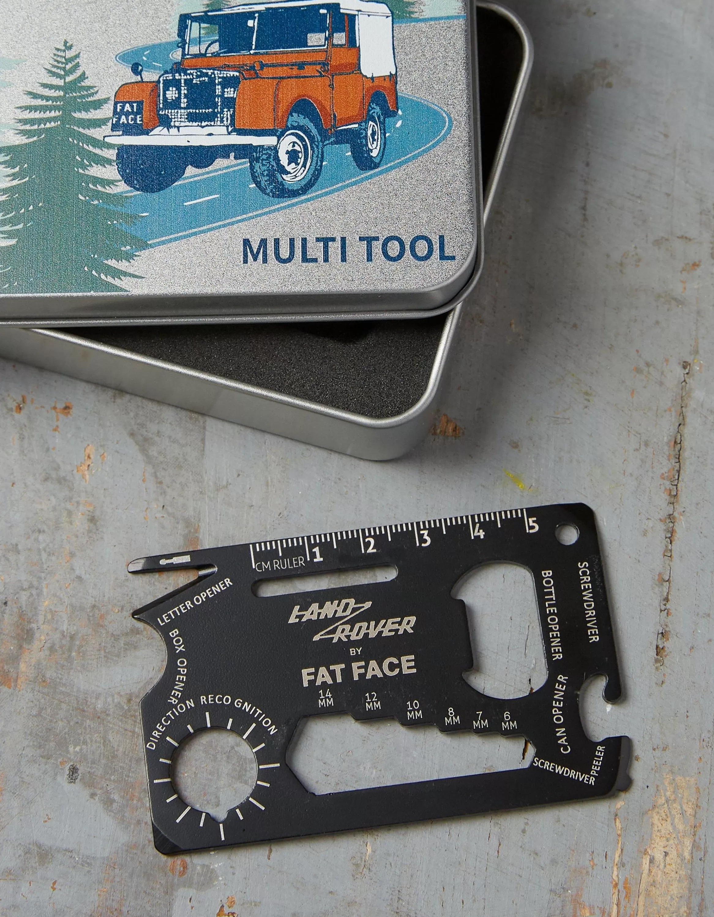 Fashion FatFace Land Rover Multi Tool Grey