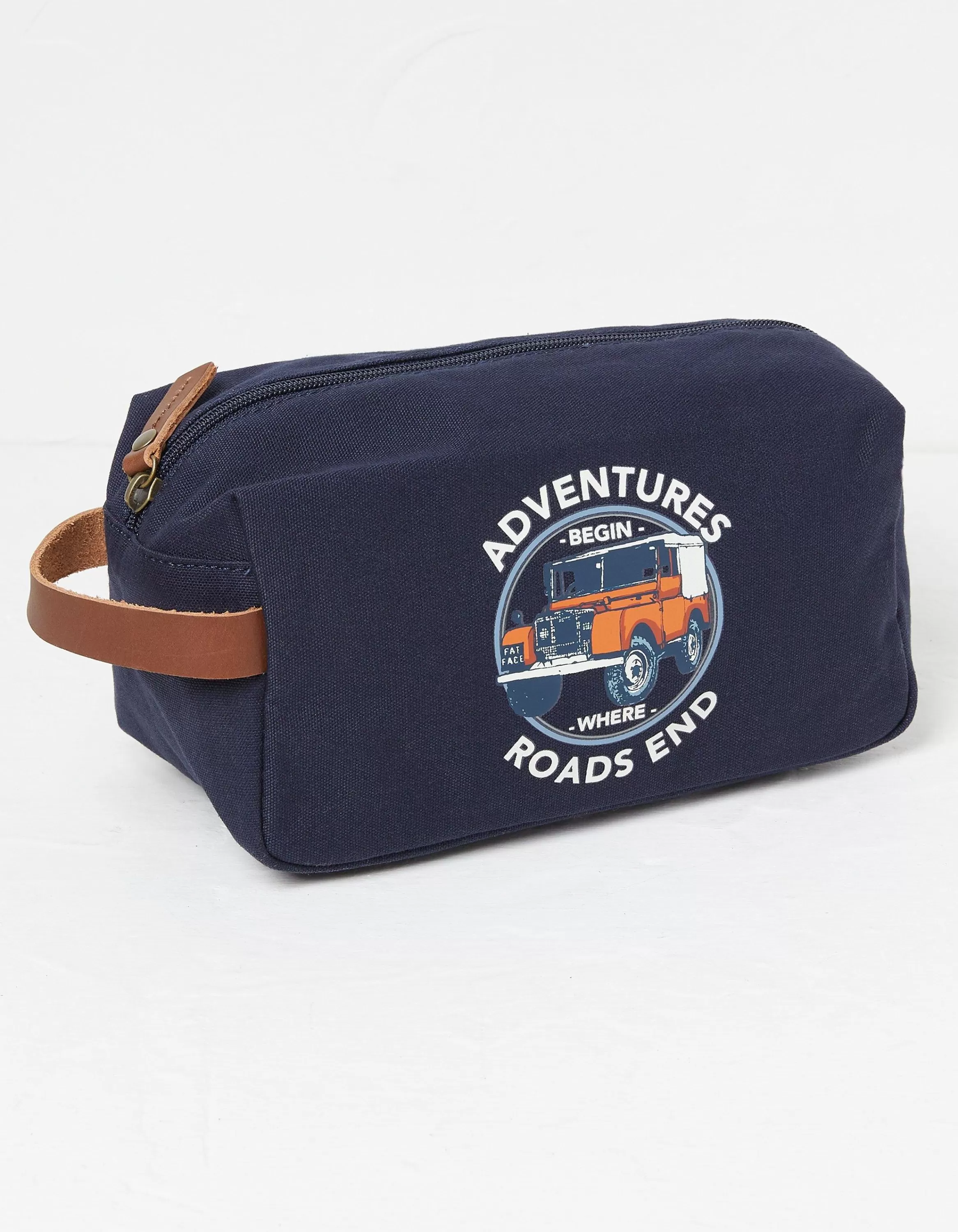 Clearance FatFace Land Rover Wash Bag Navy