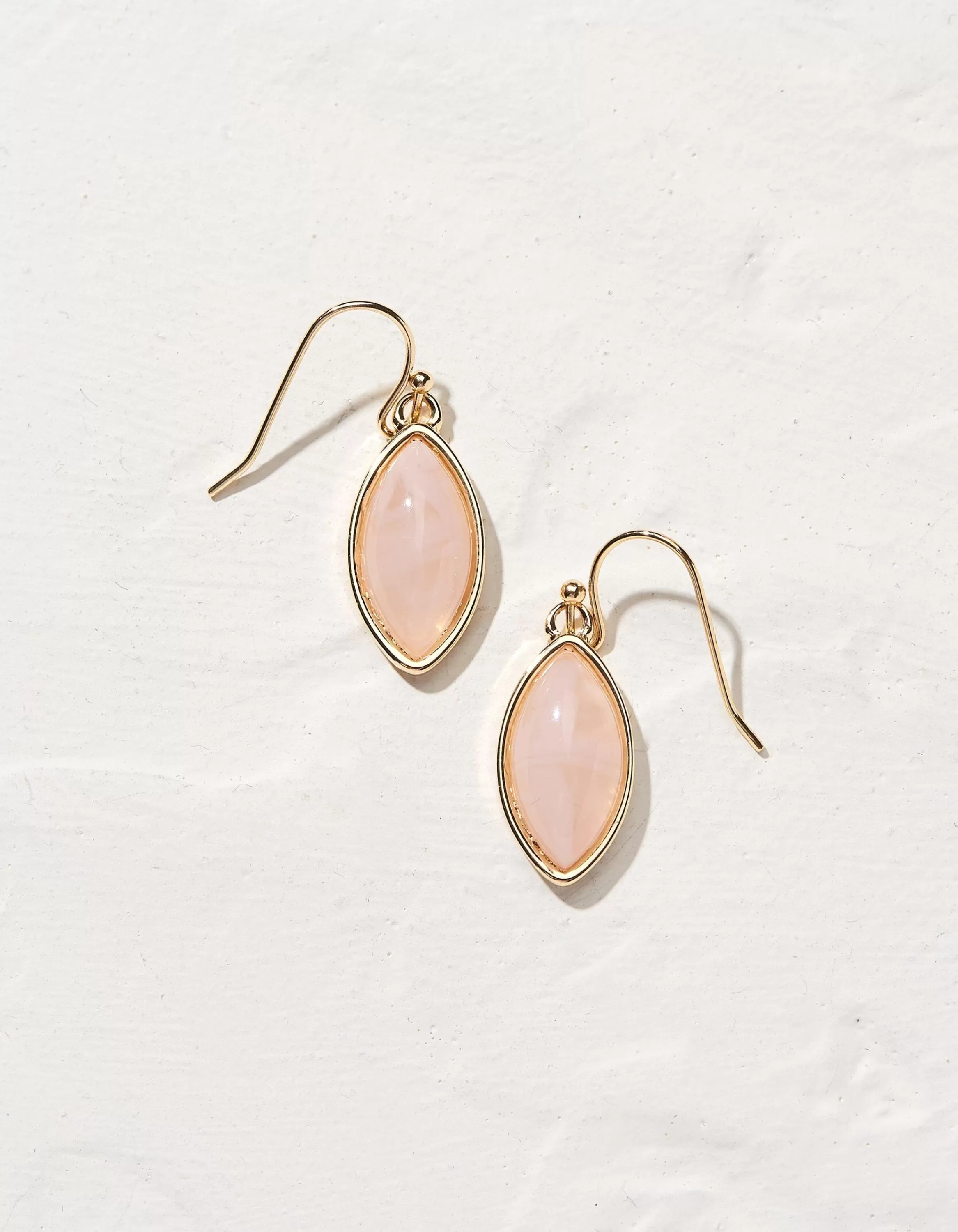 Shop FatFace Large Gem Earrings Pink