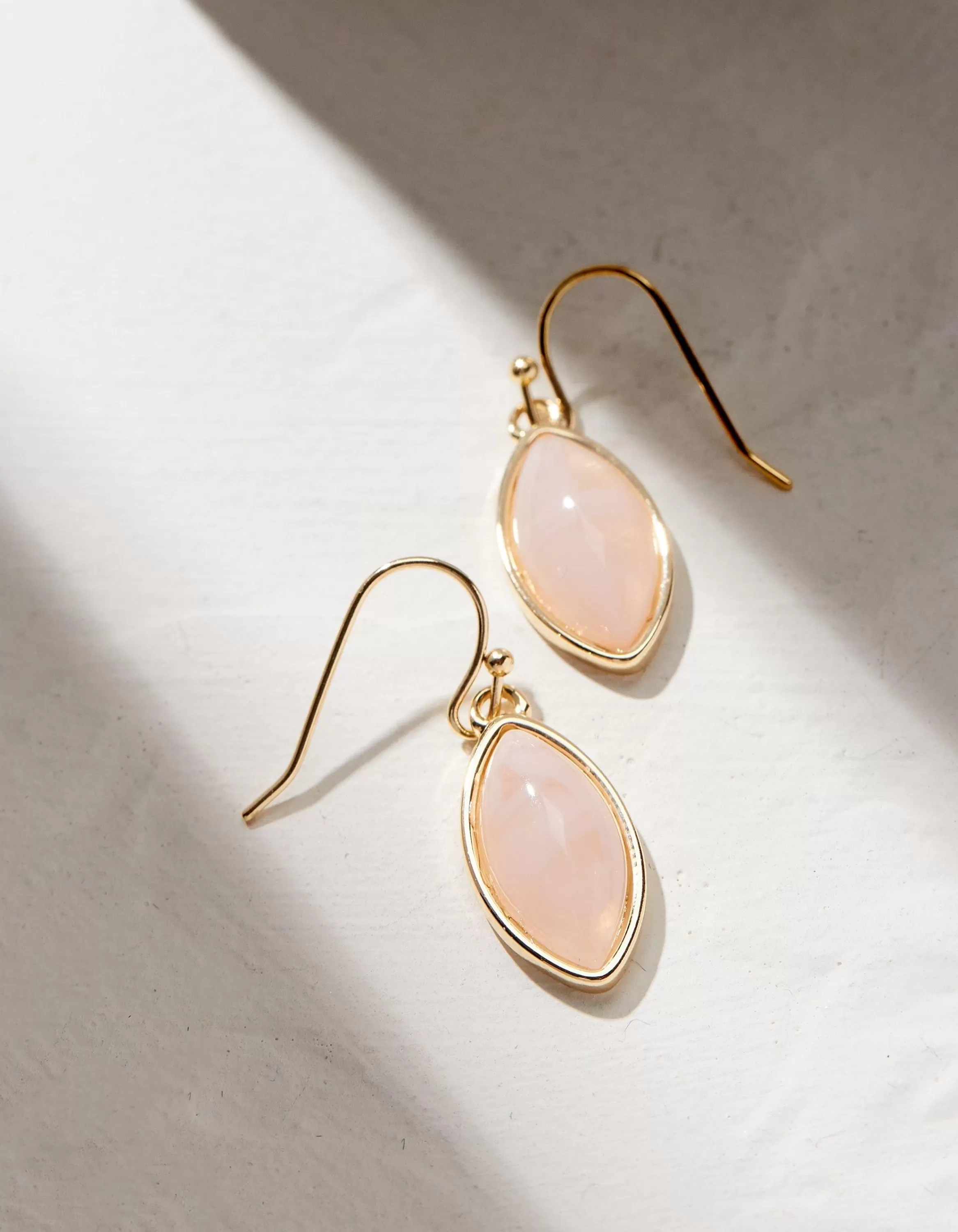 Shop FatFace Large Gem Earrings Pink