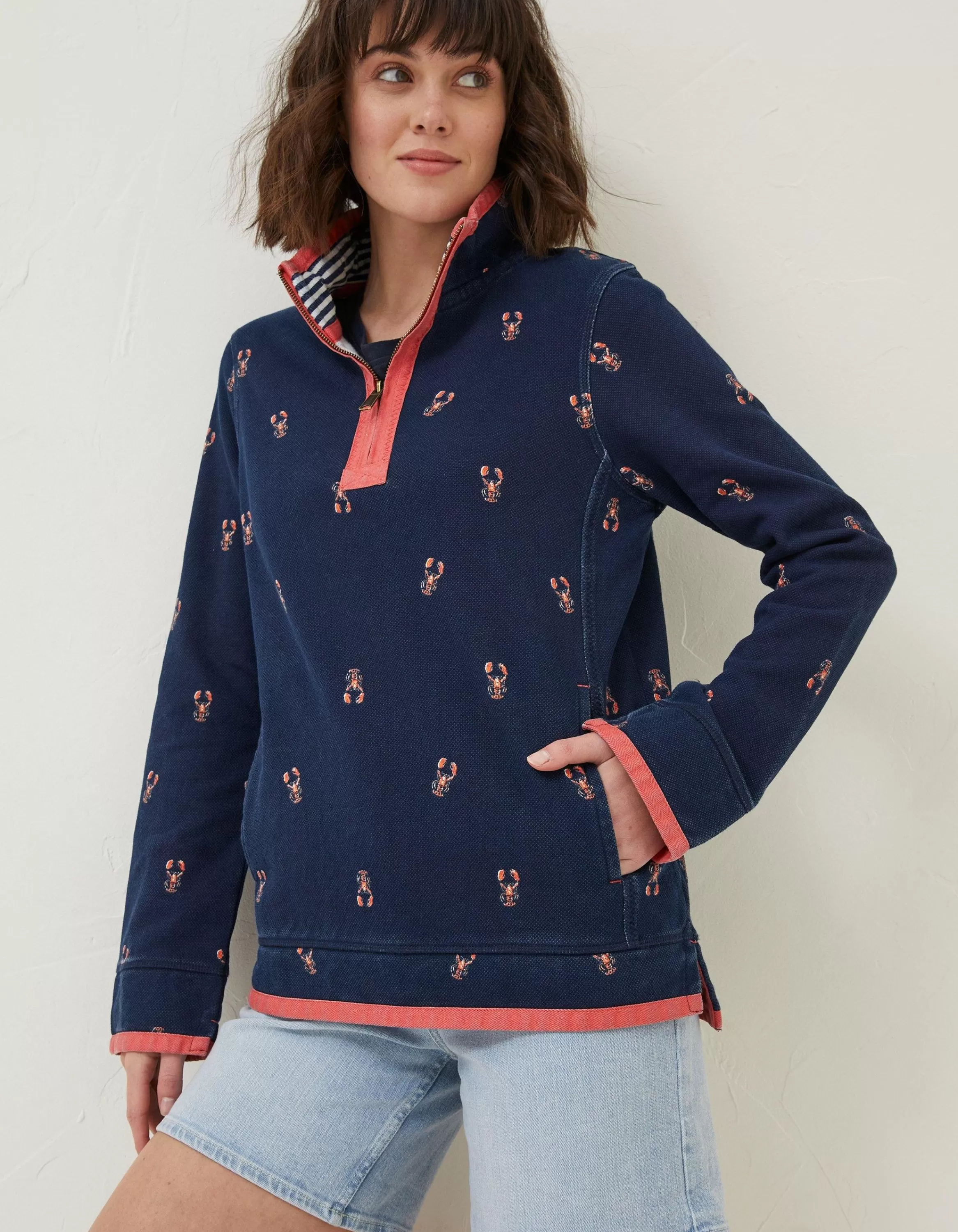 Flash Sale FatFace Lobster Airlie Navy