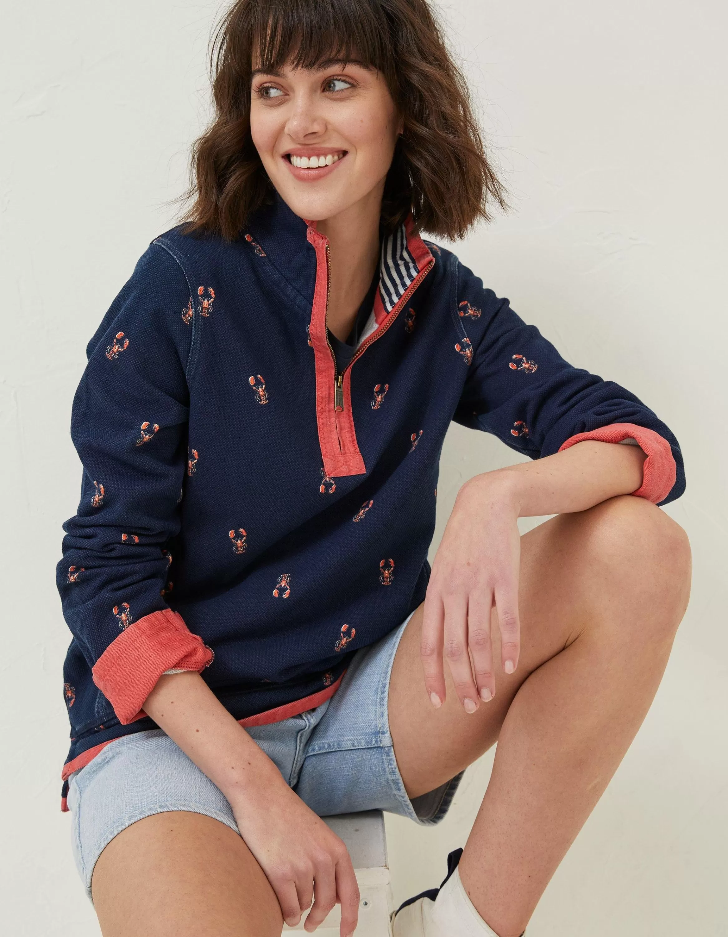 Flash Sale FatFace Lobster Airlie Navy