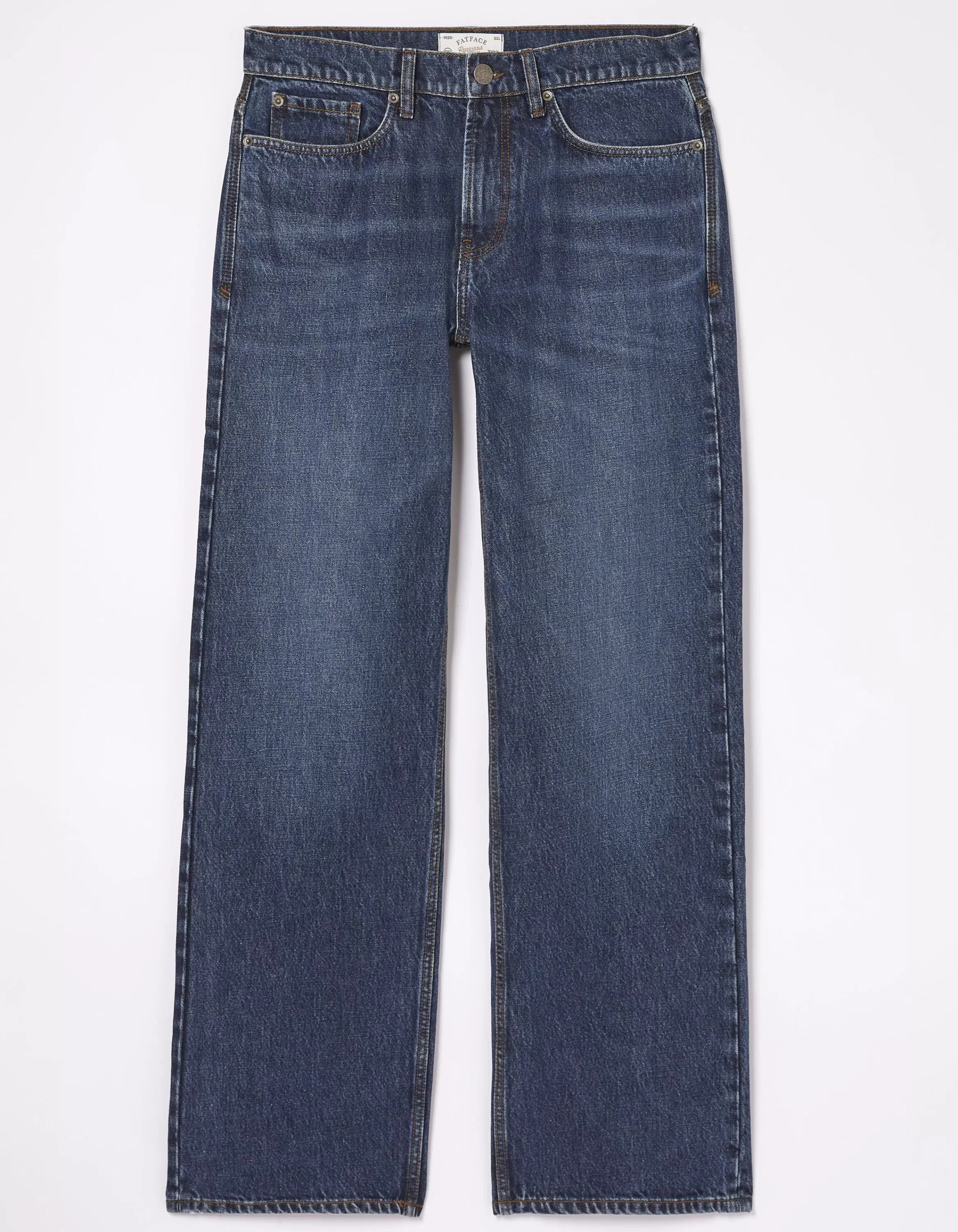 Online FatFace Loose Fit Jeans Indigo Blue