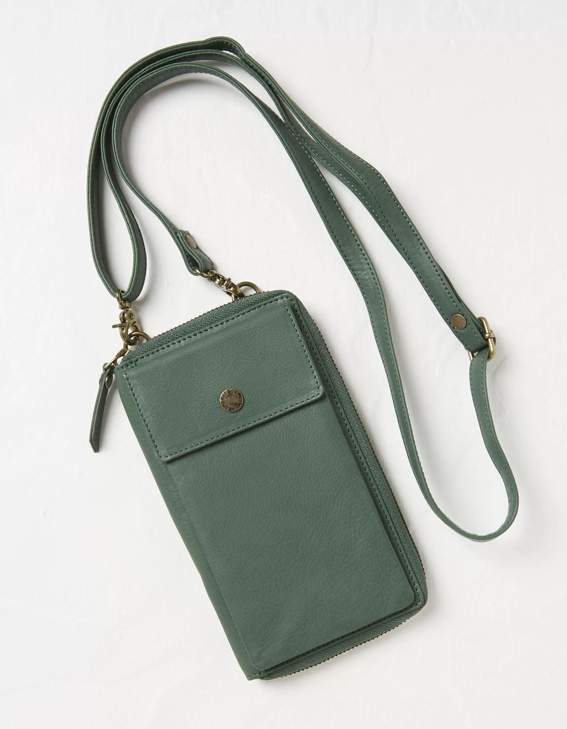 Store FatFace Louisa Phone Purse Green