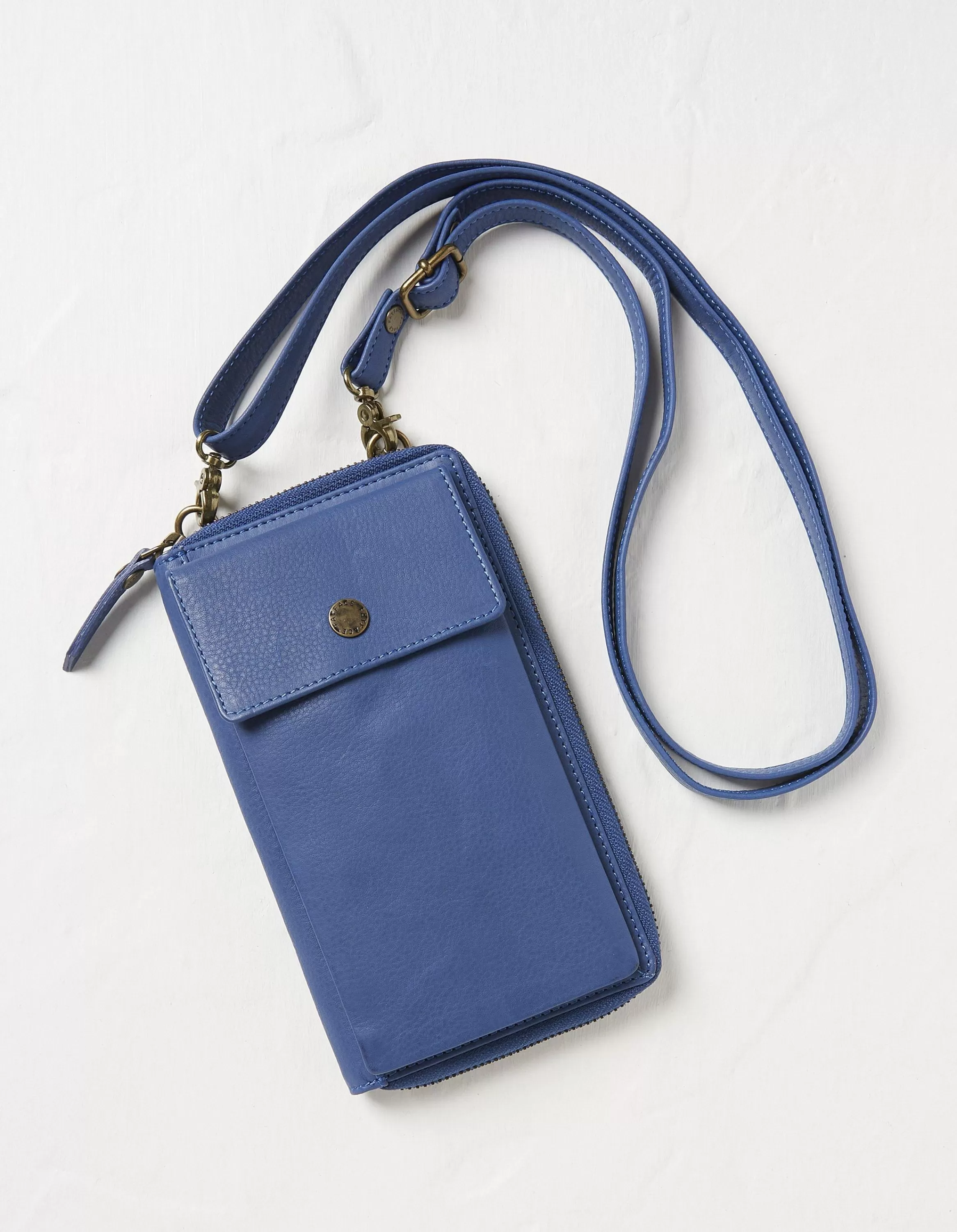 Sale FatFace Louisa Phone Purse Blue