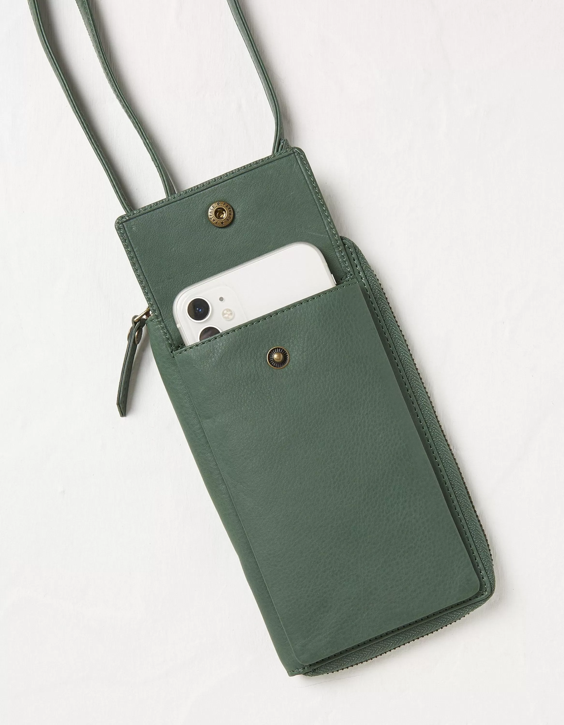 Store FatFace Louisa Phone Purse Green