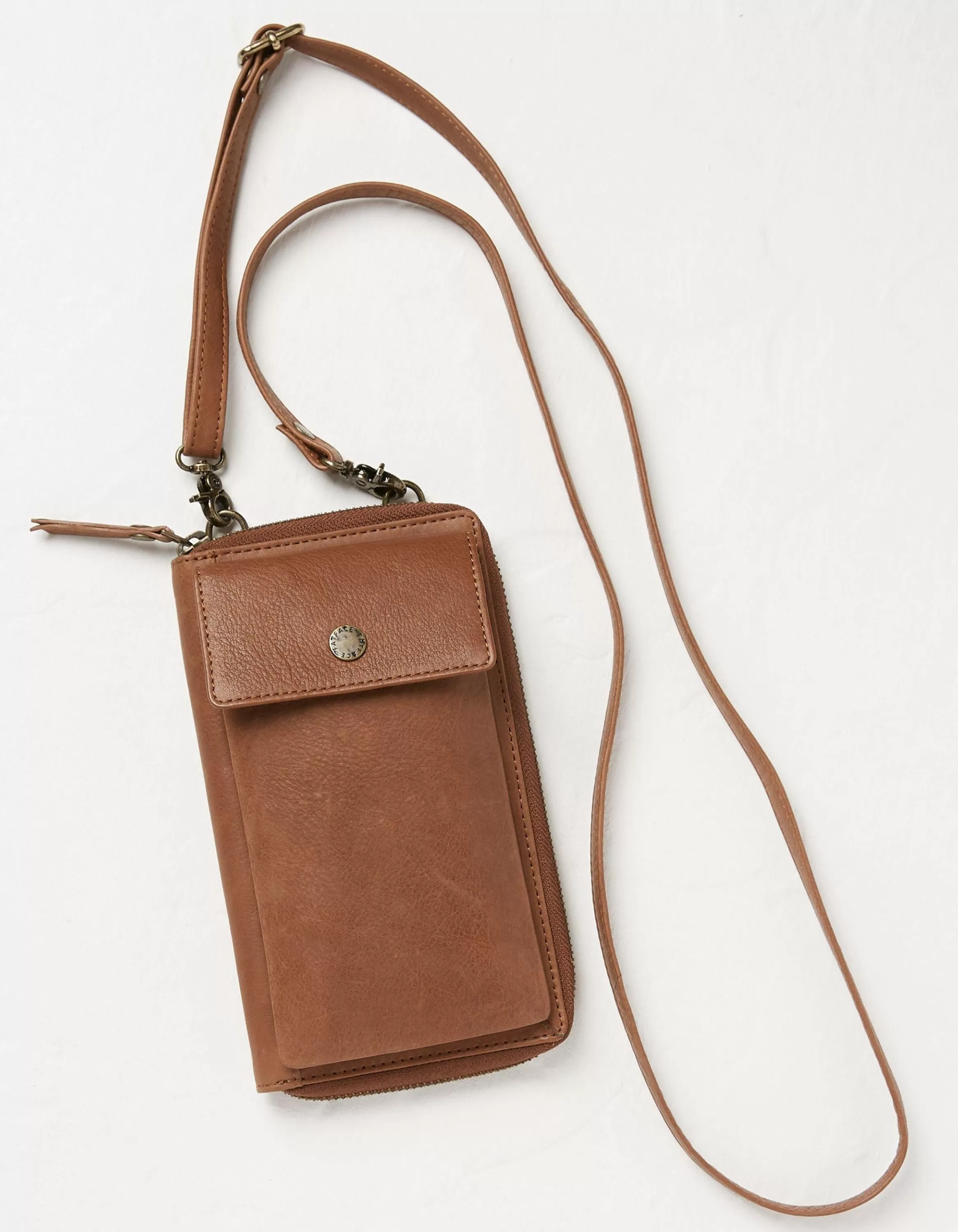 Clearance FatFace Louisa Purse Phone Bag Tan