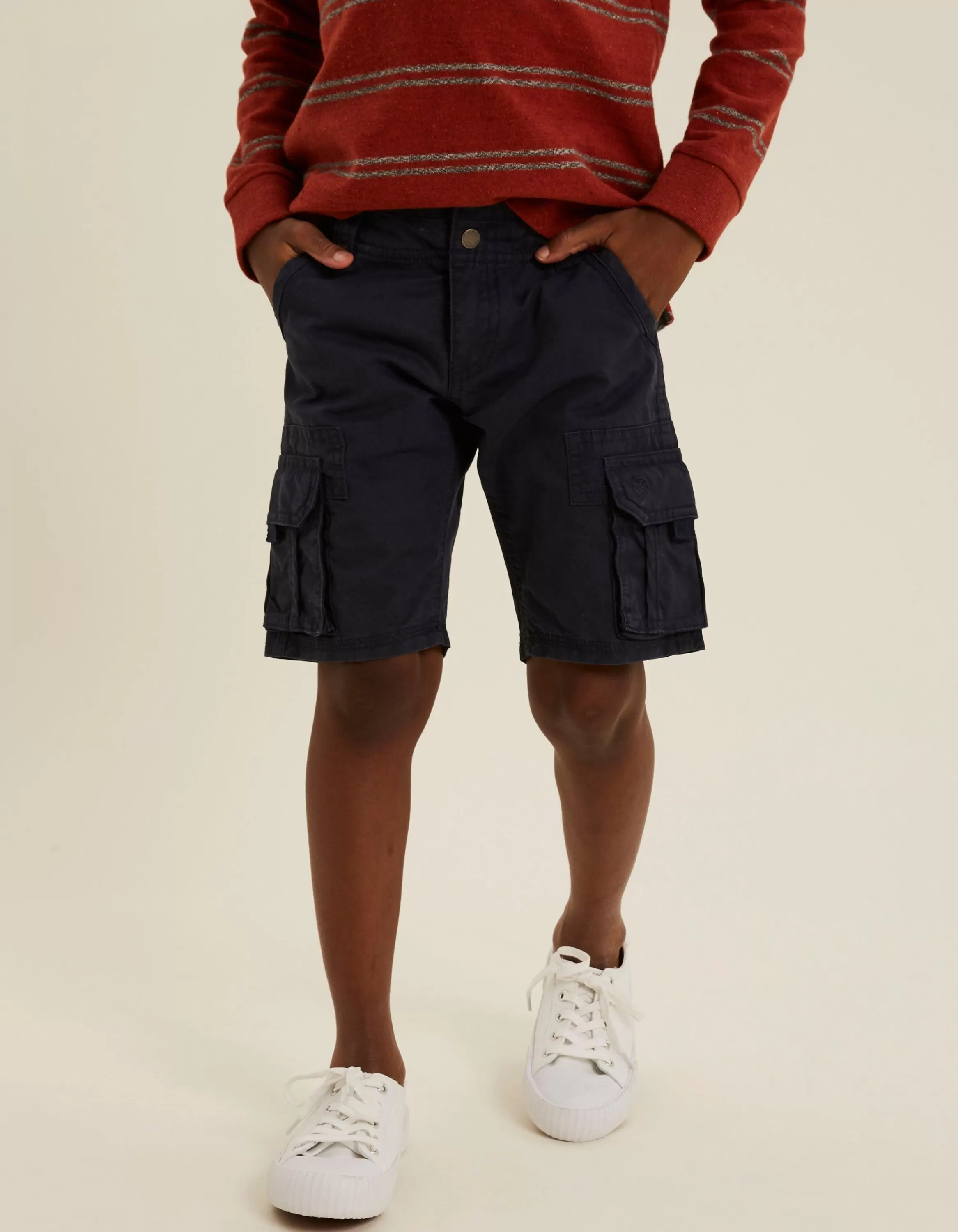 Online FatFace Lulworth Cargo Shorts Navy