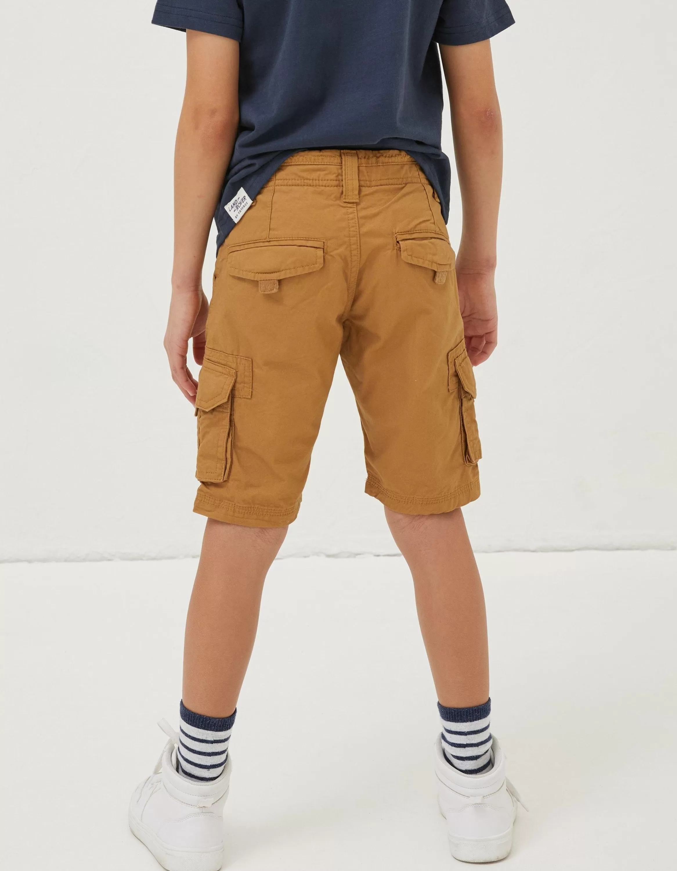 Cheap FatFace Lulworth Cargo Shorts Dark Stone