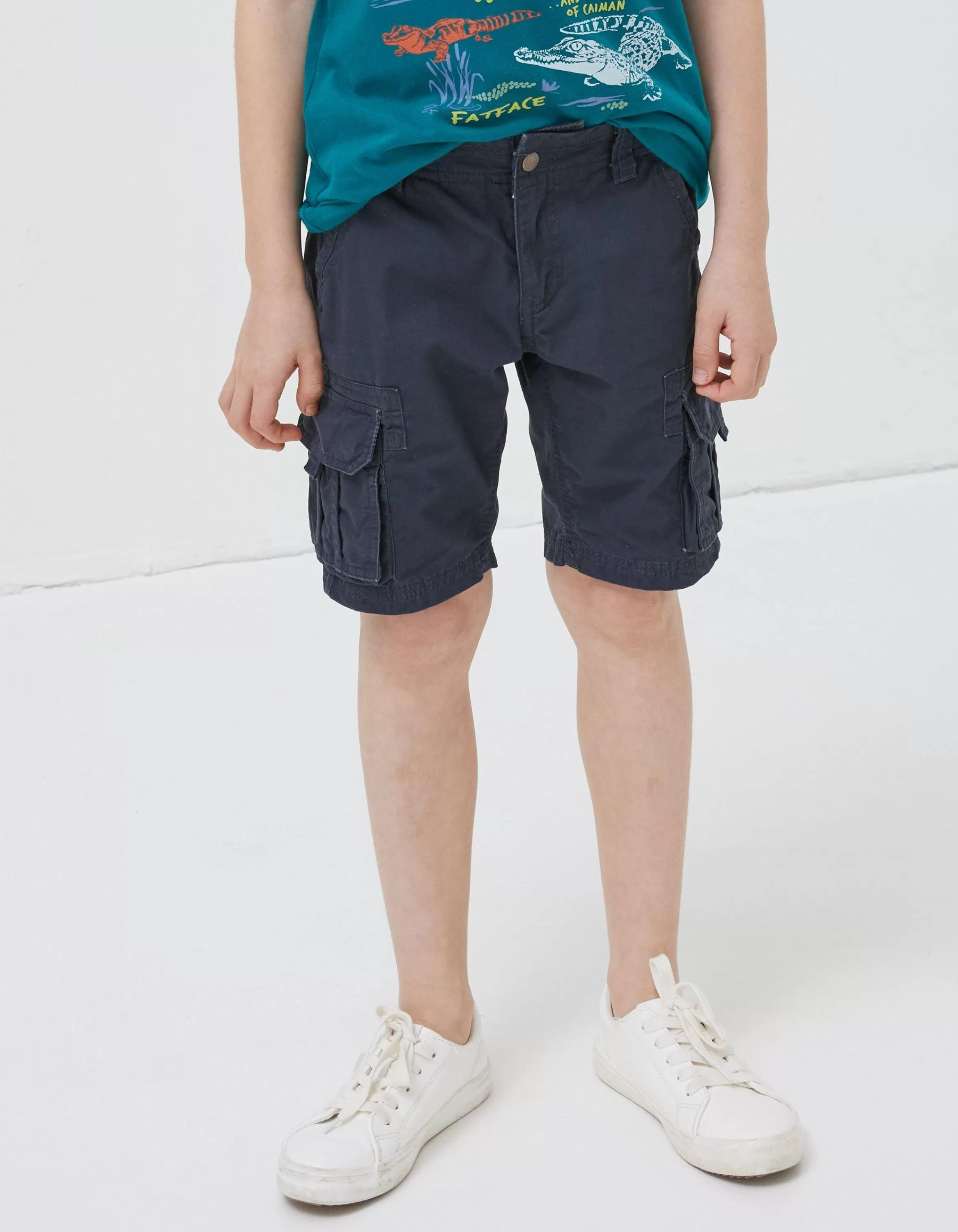 Best FatFace Lulworth Cargo Shorts Washed Navy