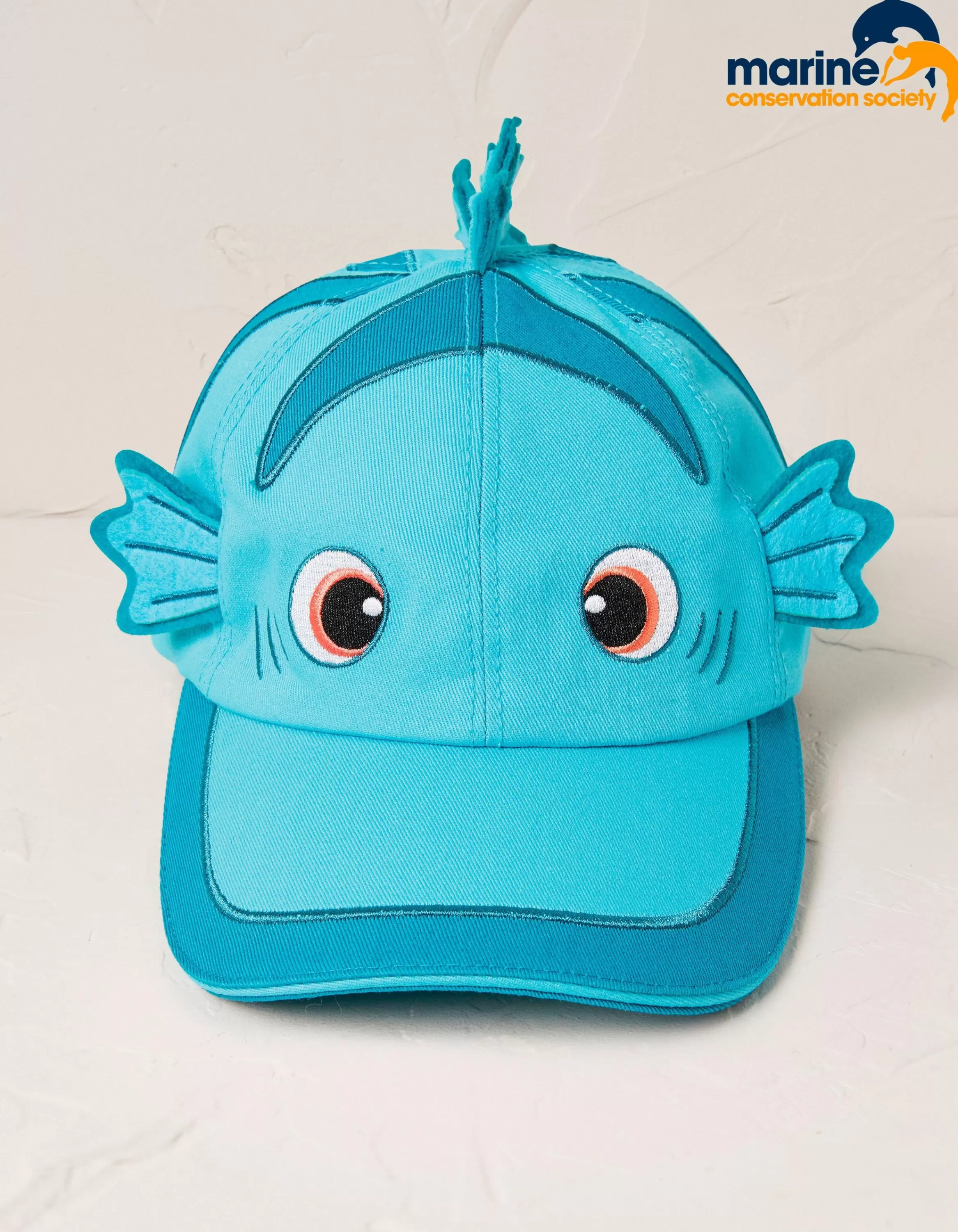 Outlet FatFace Marine Conservation Society Fish Creature Cap Light Aqua