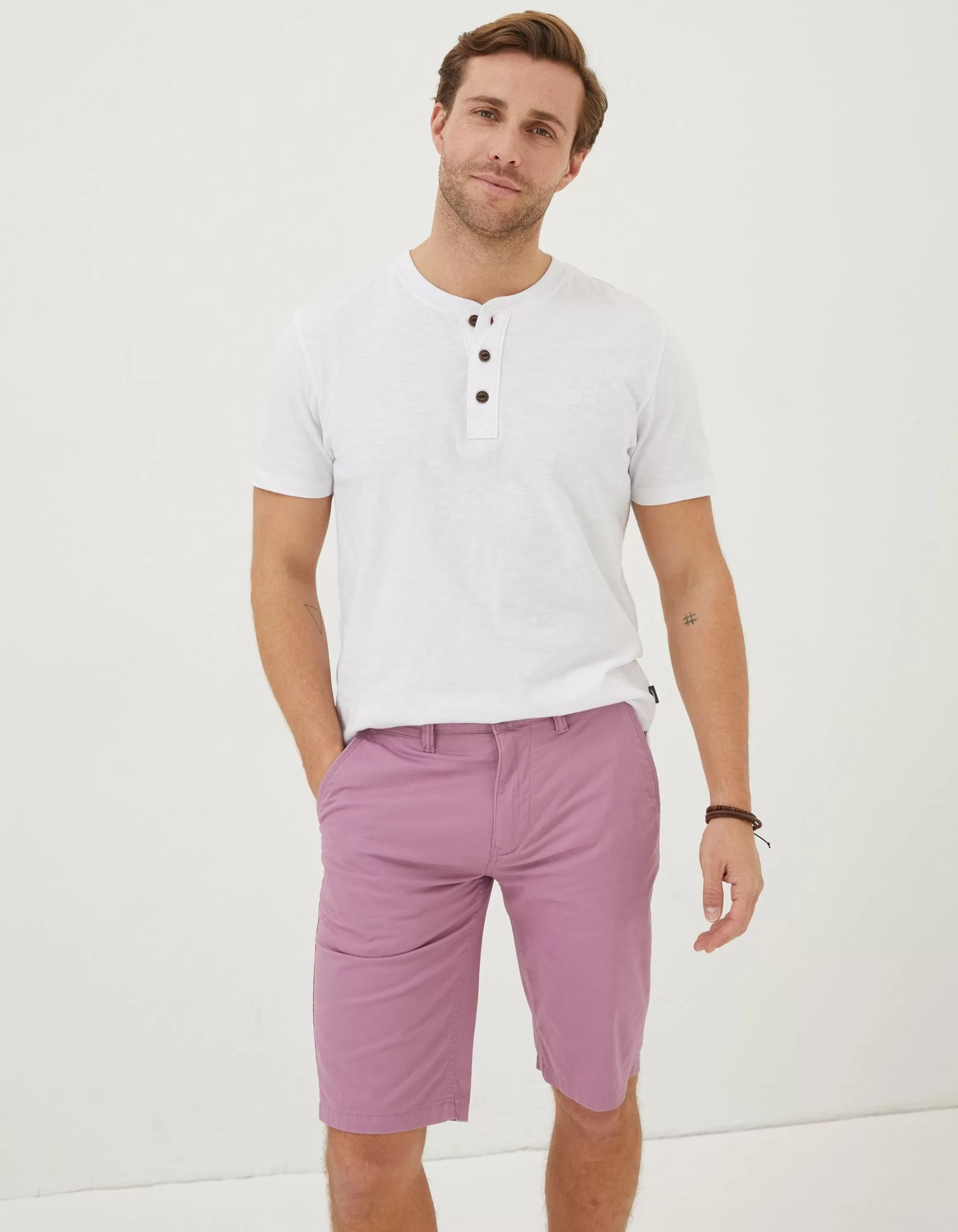 Store FatFace Mawes Chino Shorts Washed Purple