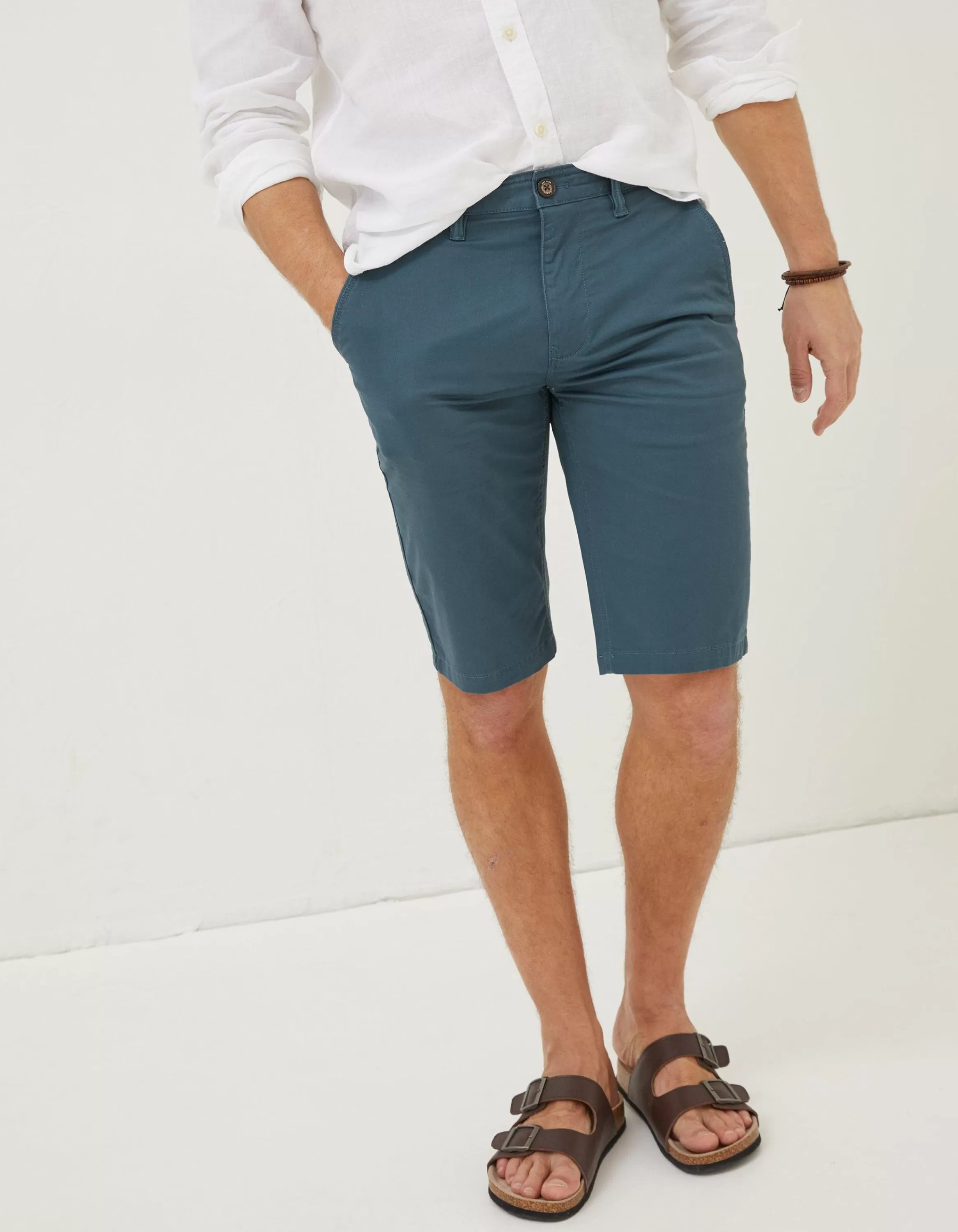 Store FatFace Mawes Chino Shorts Teal Blue