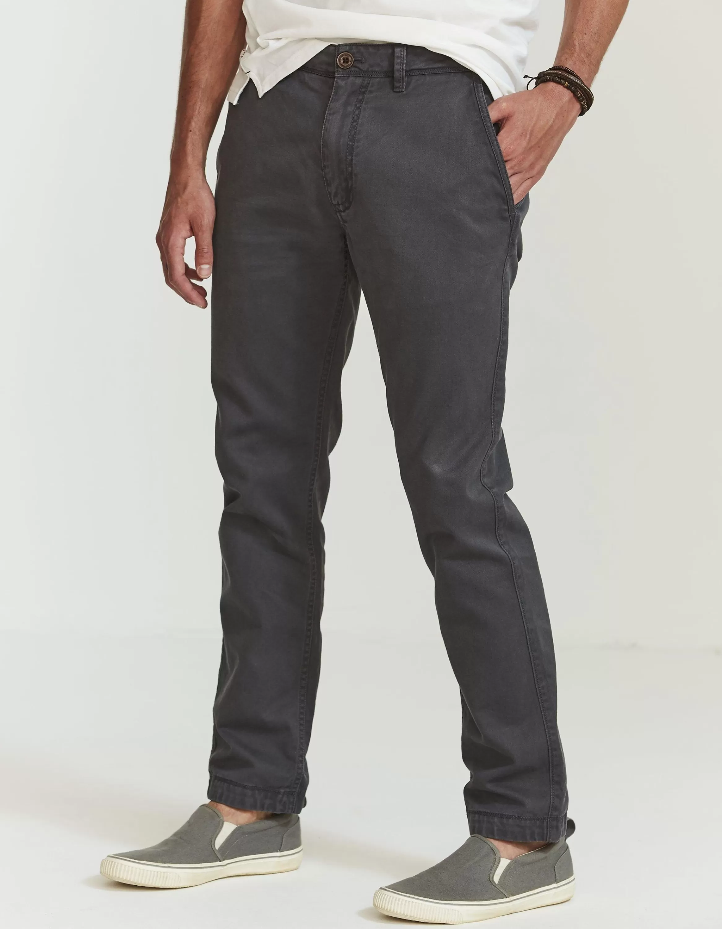 Cheap FatFace Modern Coastal Chinos Charcoal Grey