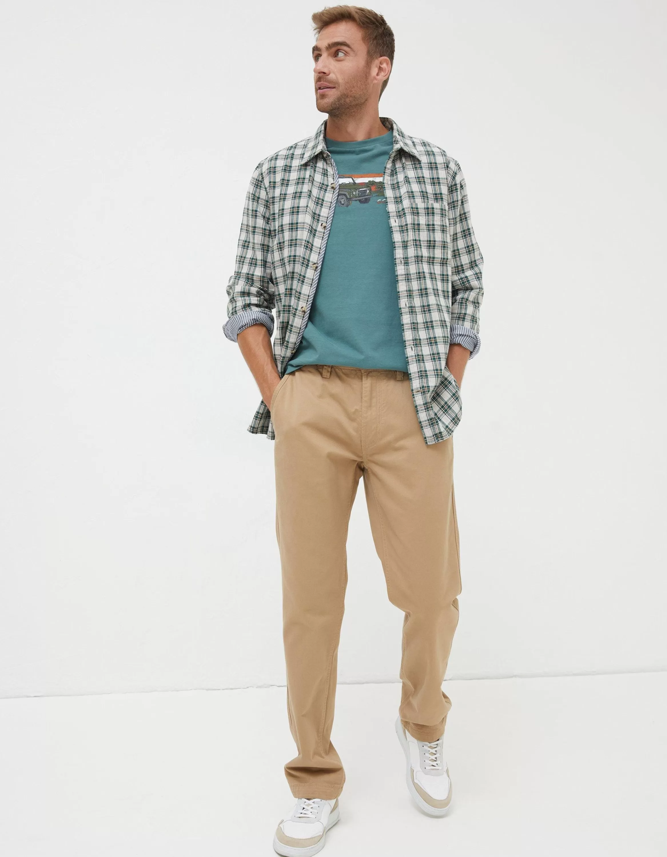 Sale FatFace Modern Coastal Chinos Dark Stone