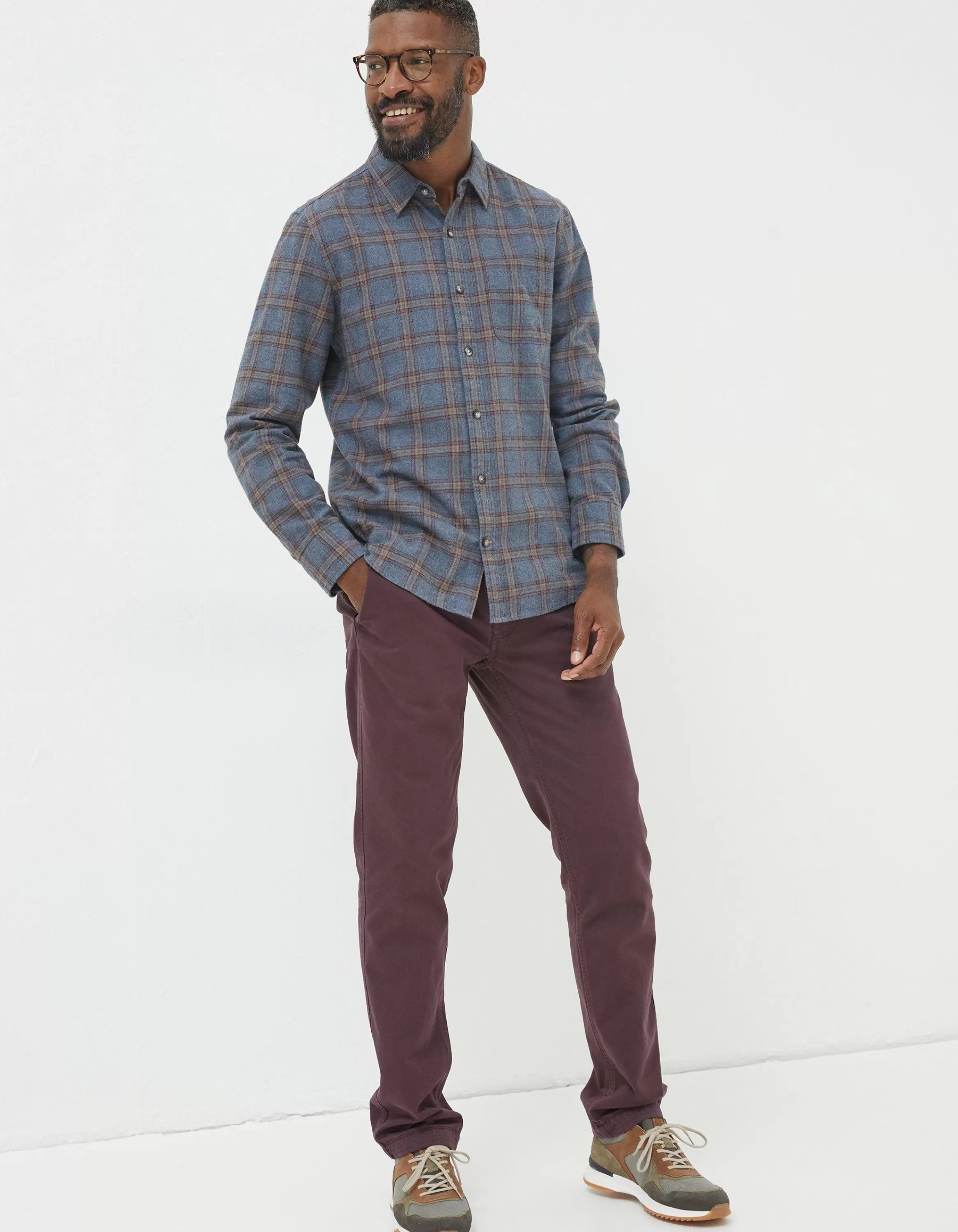 Discount FatFace Modern Coastal Chinos Plum