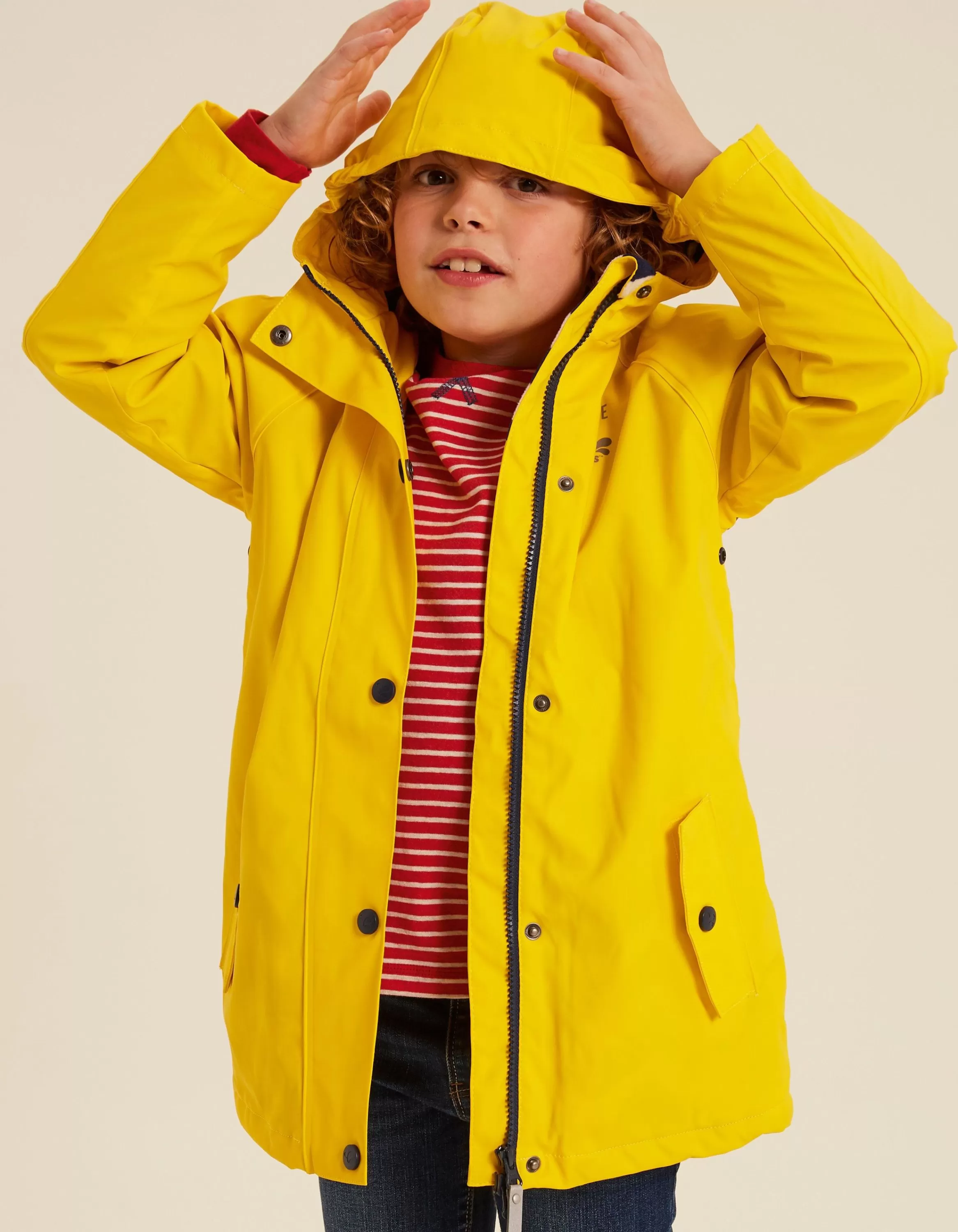 Shop FatFace Muddy Puddle Puddleflex Plain Jacket Sunshine