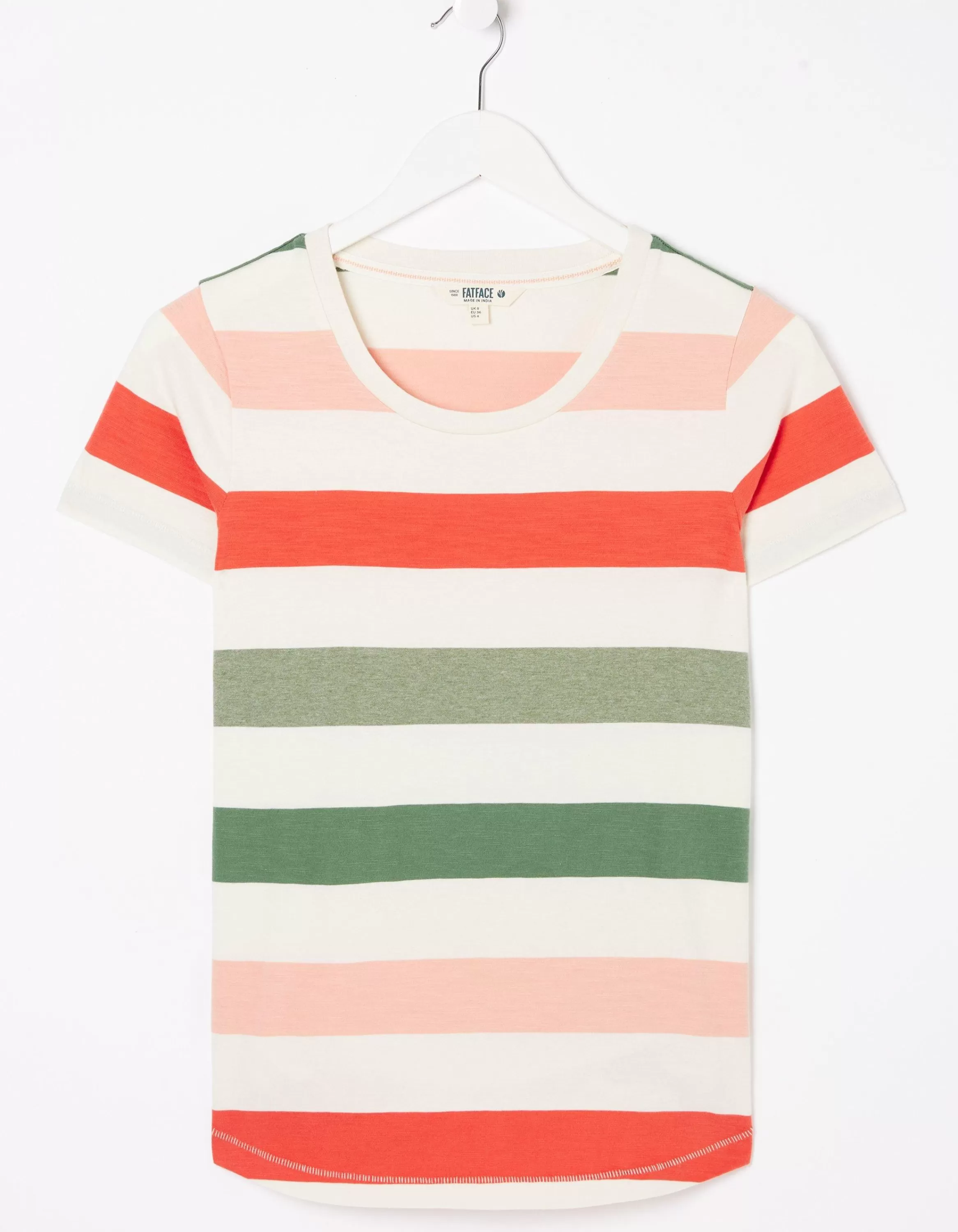 Cheap FatFace Natalie Stripe Tee Multi