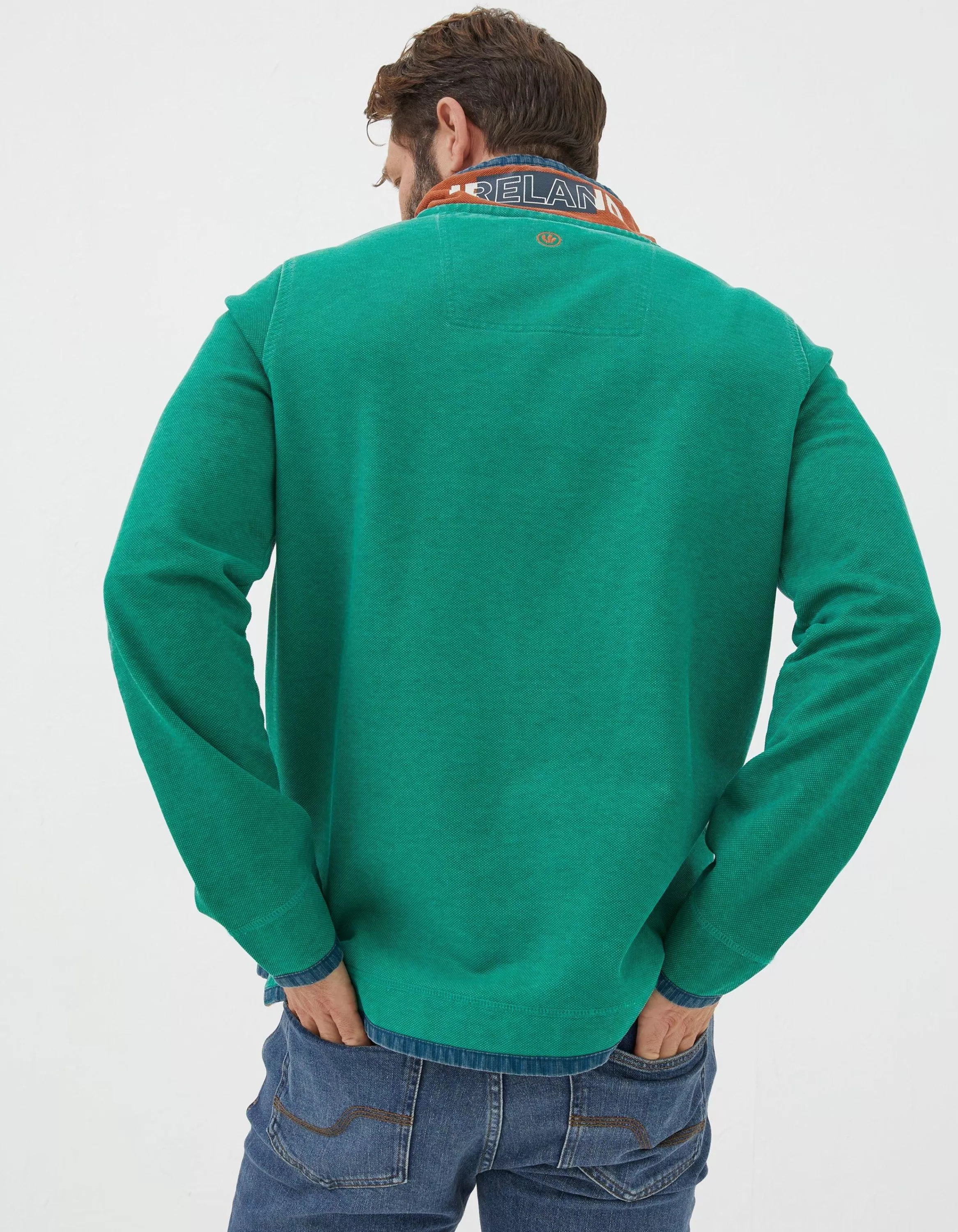 Outlet FatFace Nation Airlie Ireland Sweatshirt Bright Green