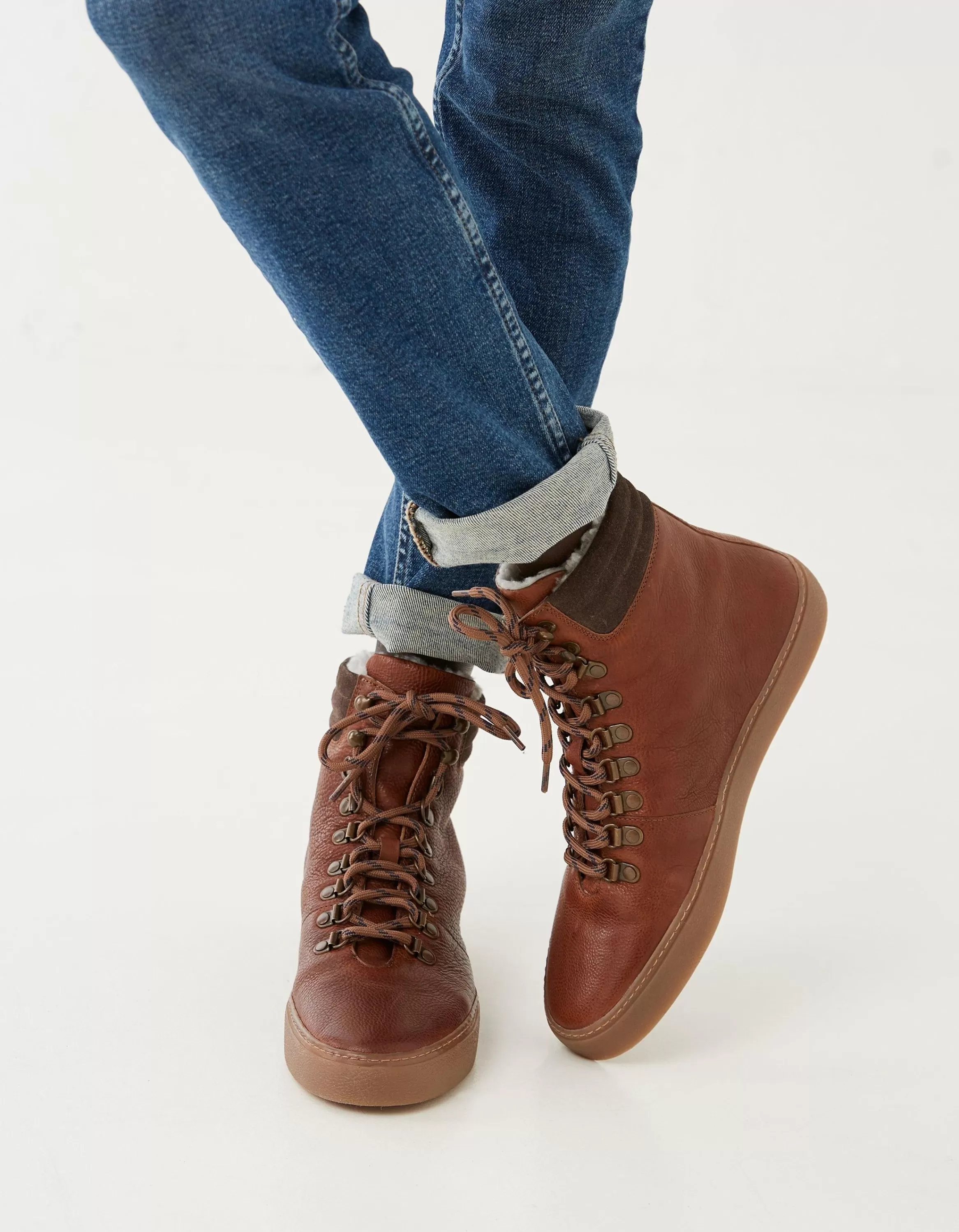 Sale FatFace Nicky Hybrid Hiker Boots Chestnut