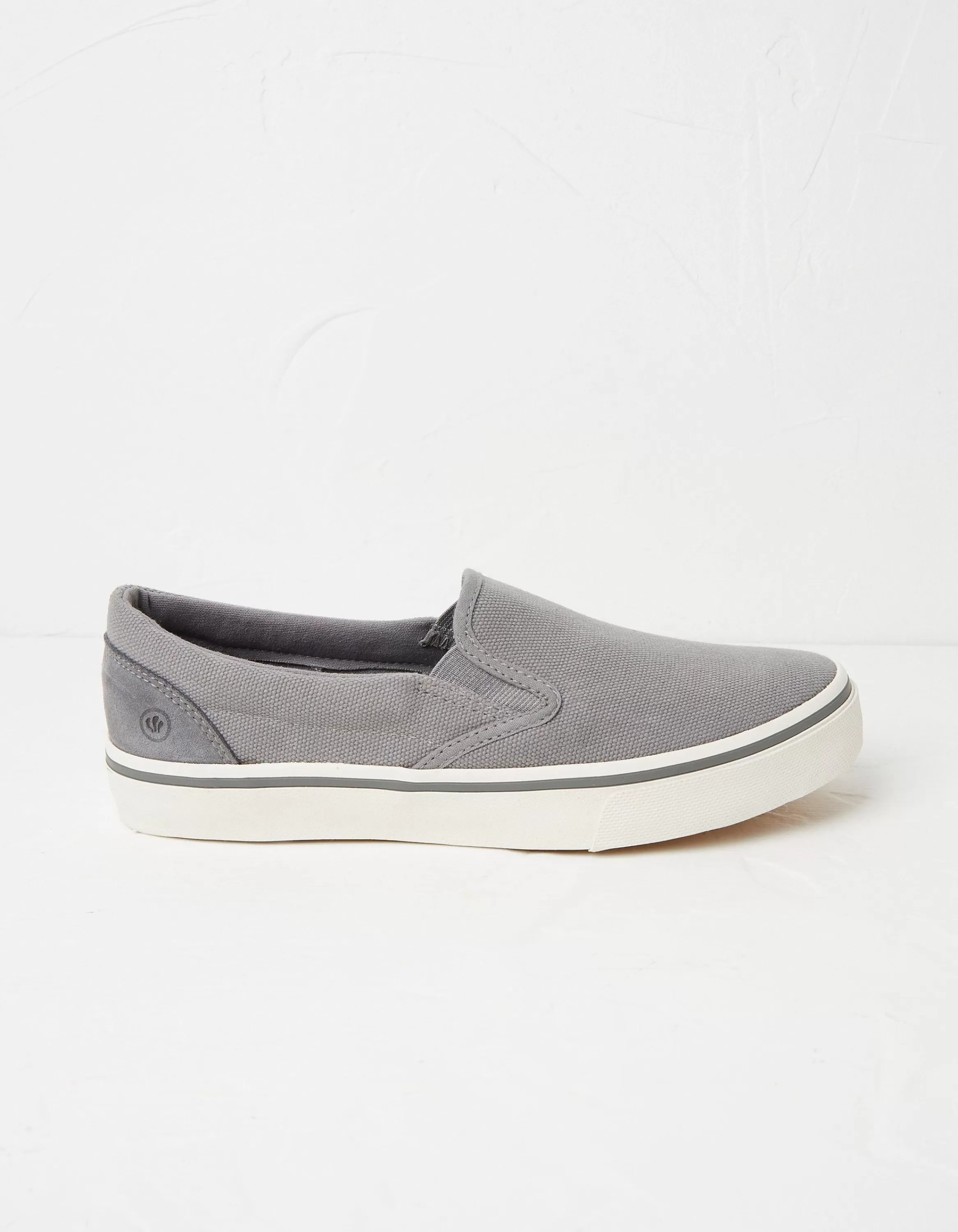 Online FatFace Ollie Slip On Trainers Grey