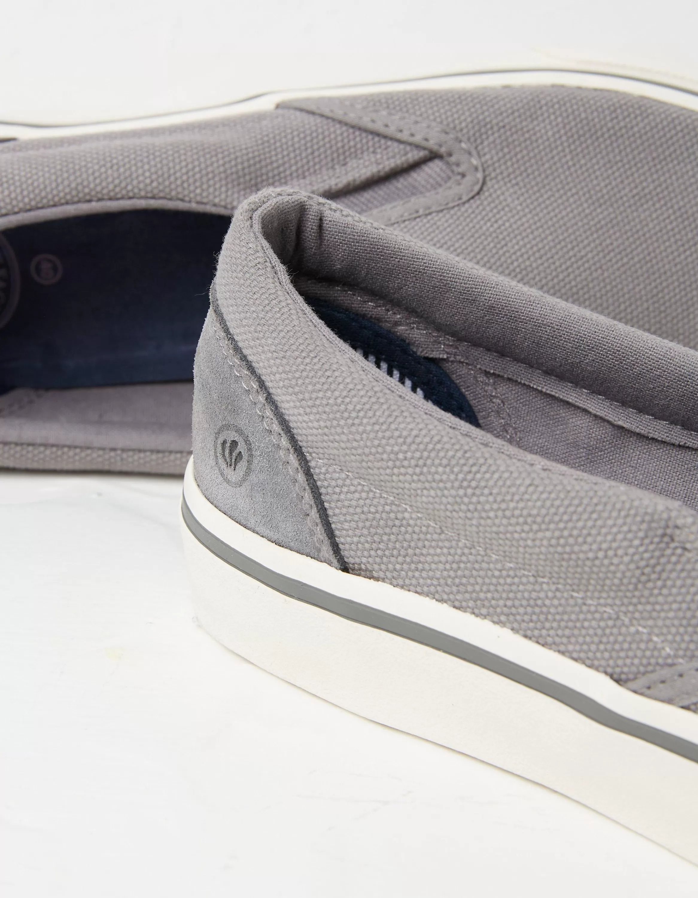 Online FatFace Ollie Slip On Trainers Grey