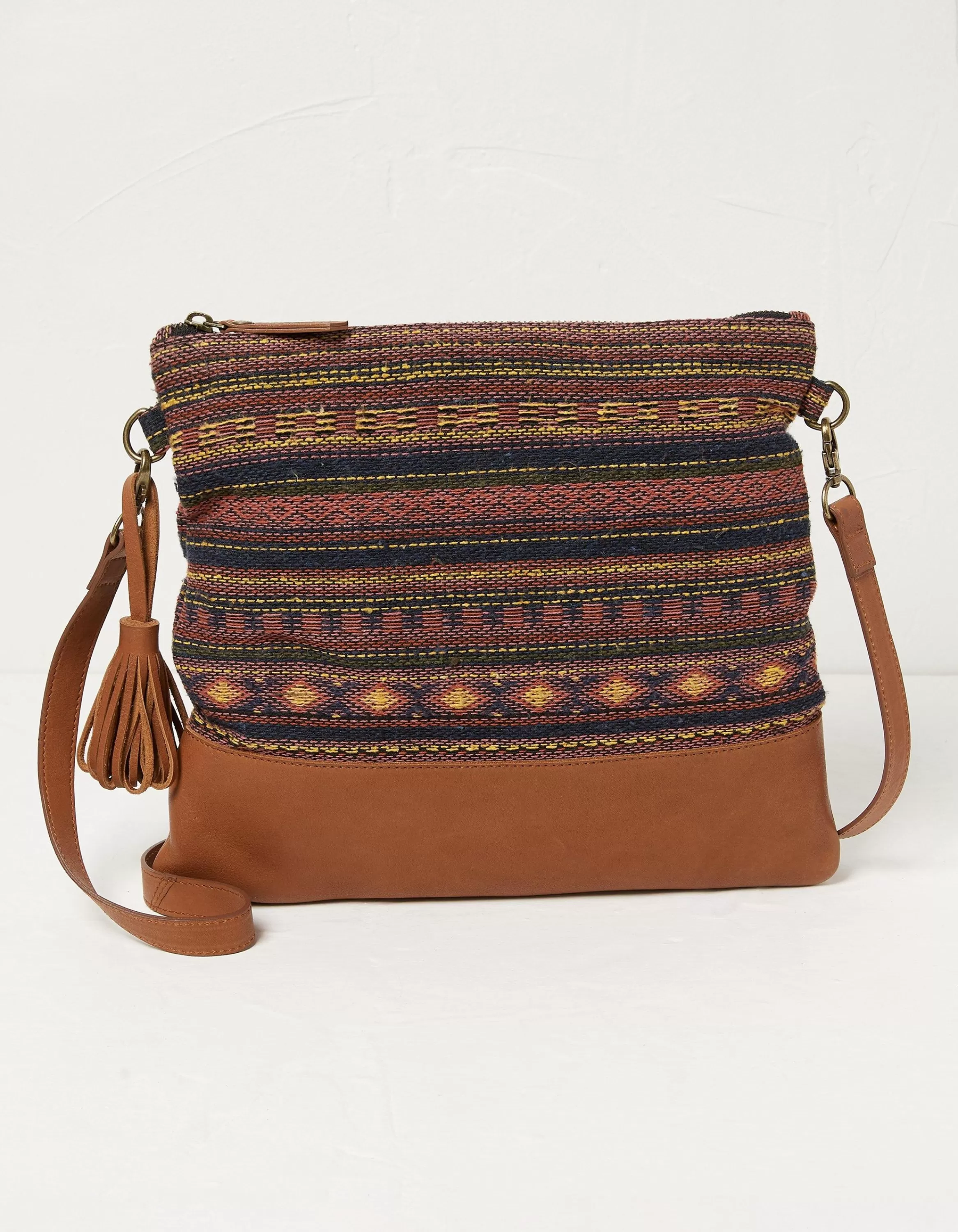 Flash Sale FatFace Orla Woven Mix Crossbody Bag Multi