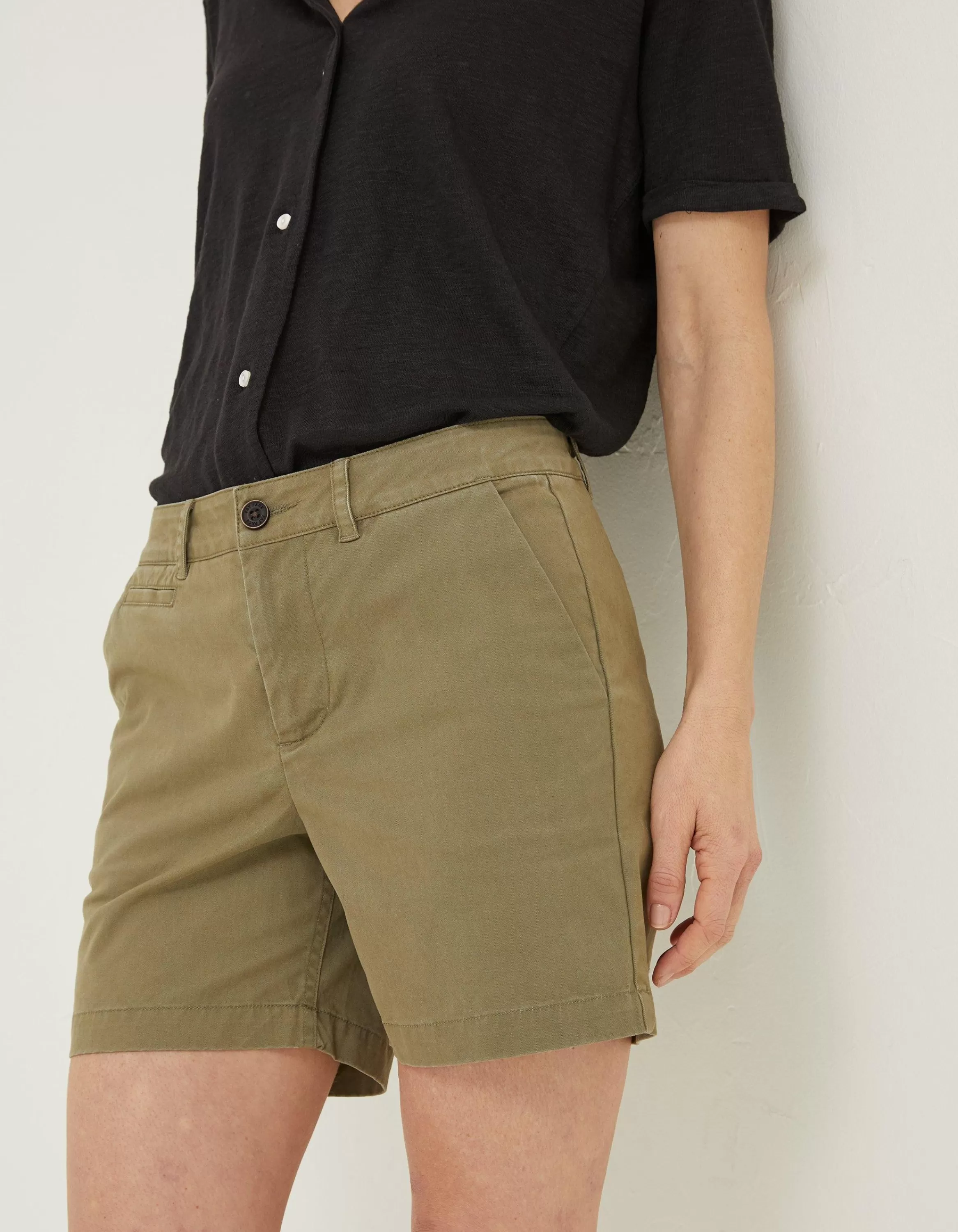 Store FatFace Padstow Chino Shorts Khaki Green