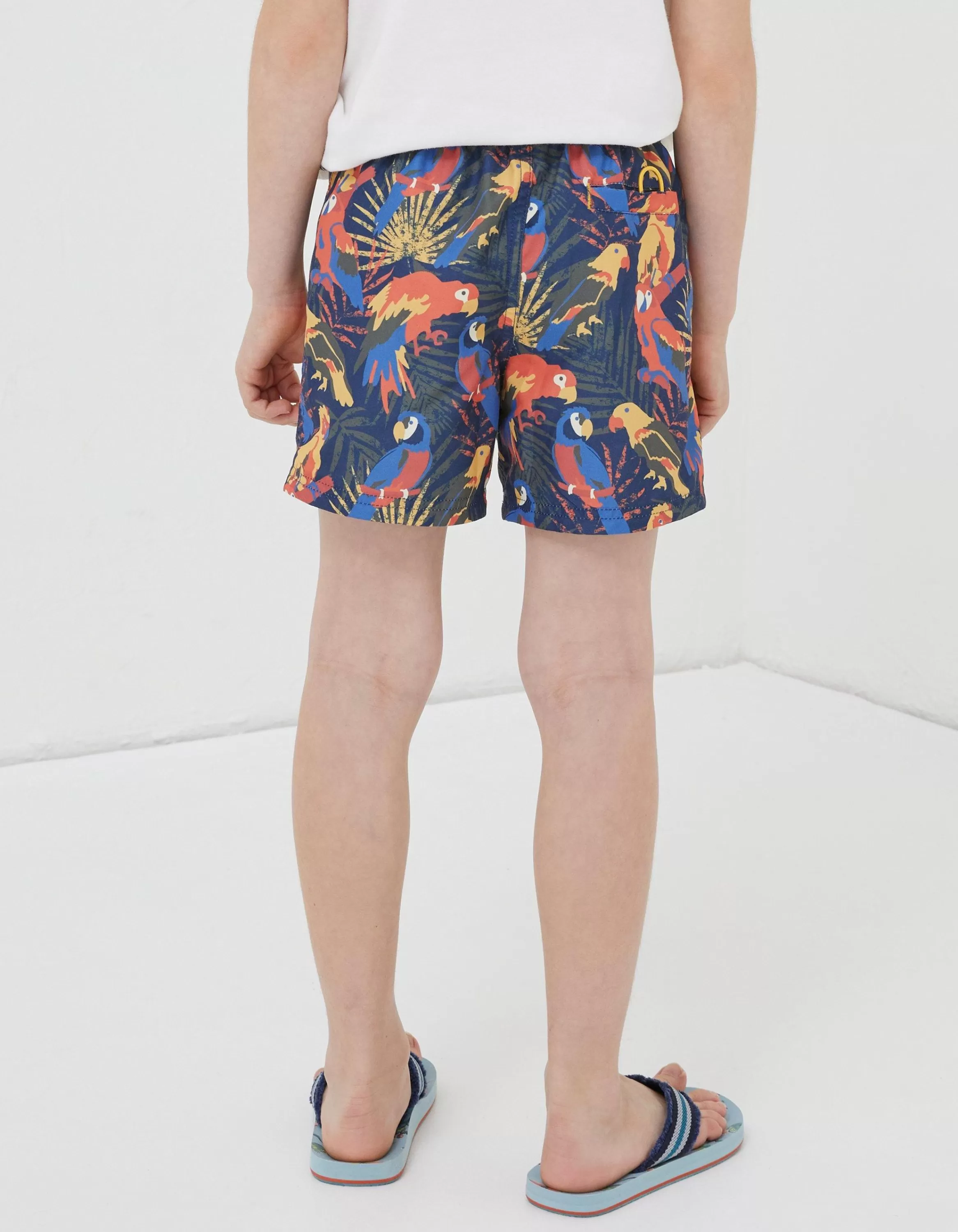 Flash Sale FatFace Parrot Swim Shorts Multi Colour