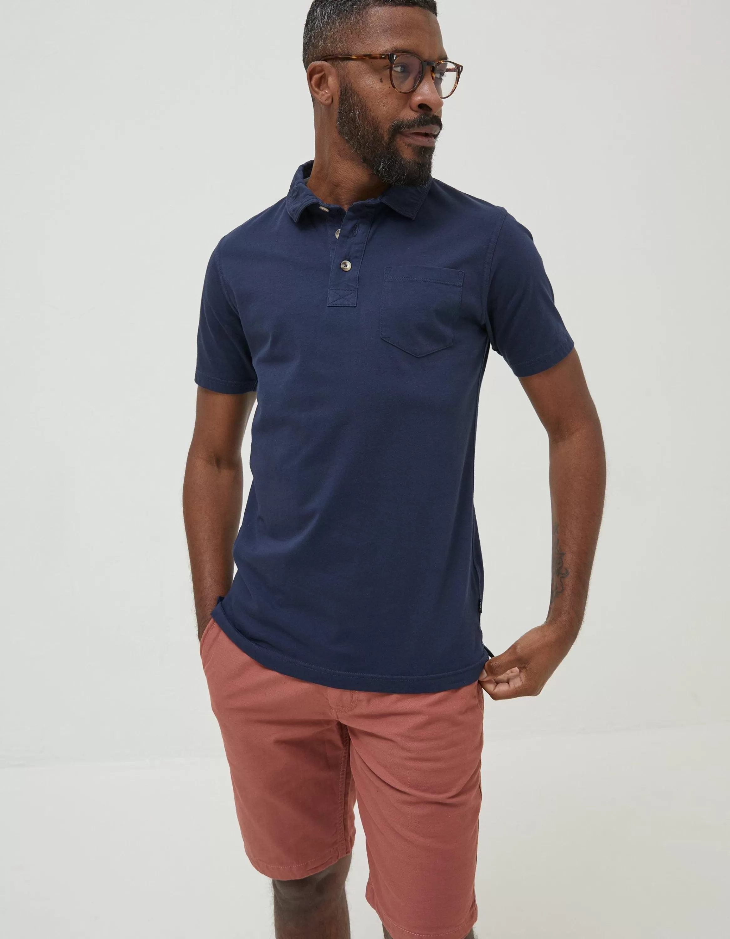 Outlet FatFace Perranporth Polo Navy