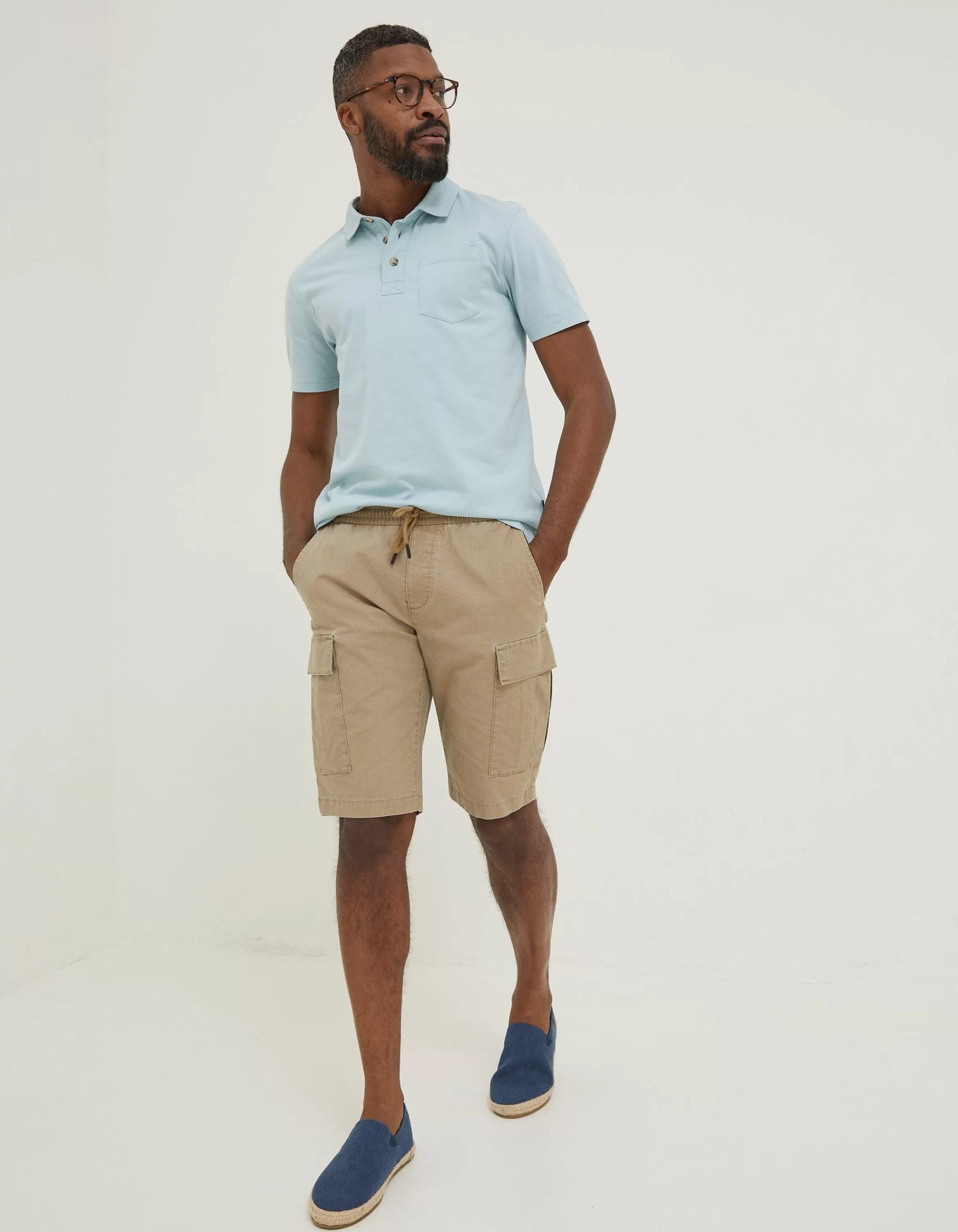 Best FatFace Perranporth Polo Light Blue